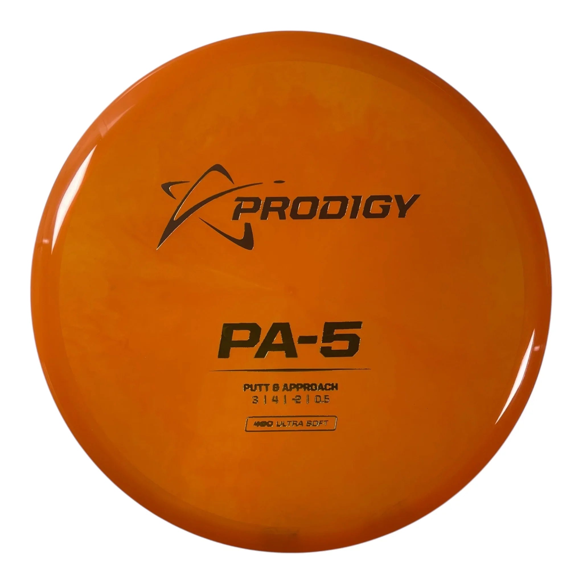 Prodigy Disc PA-5 | 400 Ultra Soft | Orange/Bronze 177g Disc Golf