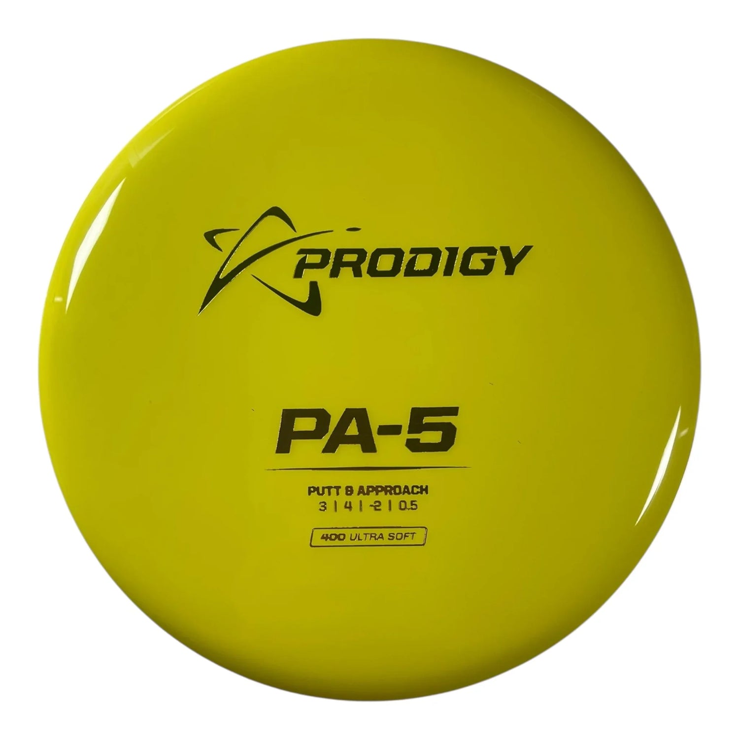 Prodigy Disc PA-5 | 400 Ultra Soft | Yellow/Bronze 177g Disc Golf