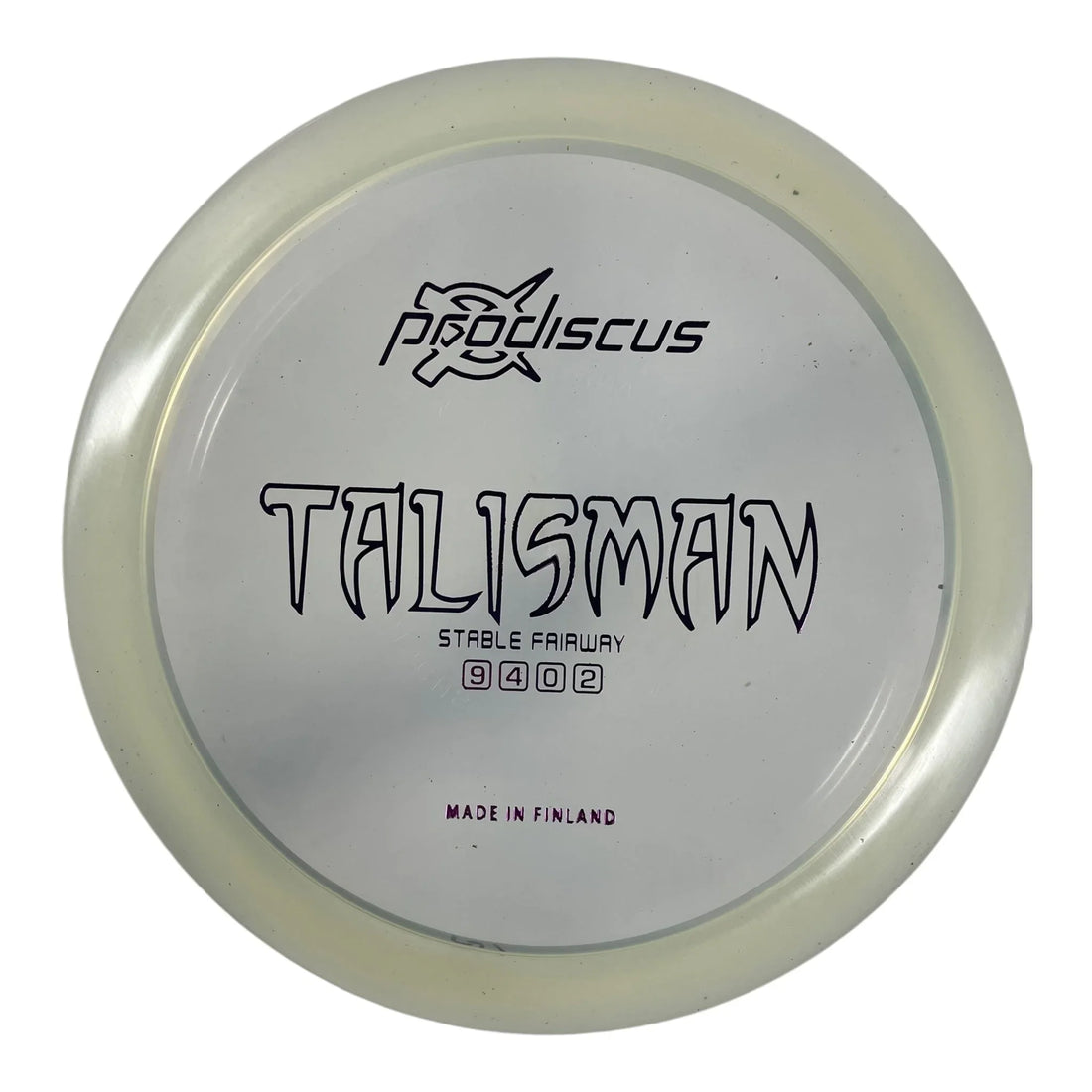 Prodiscus Talisman | Premium | Clear/Purple 167g Disc Golf