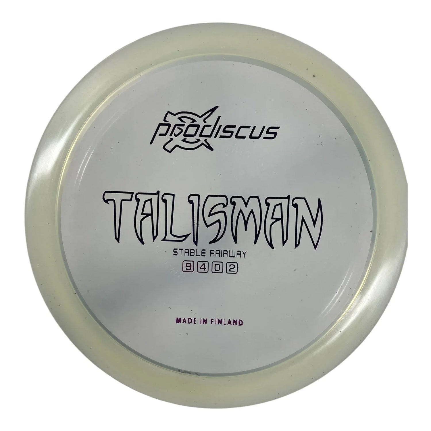 Prodiscus Talisman | Premium | Clear/Purple 167g Disc Golf