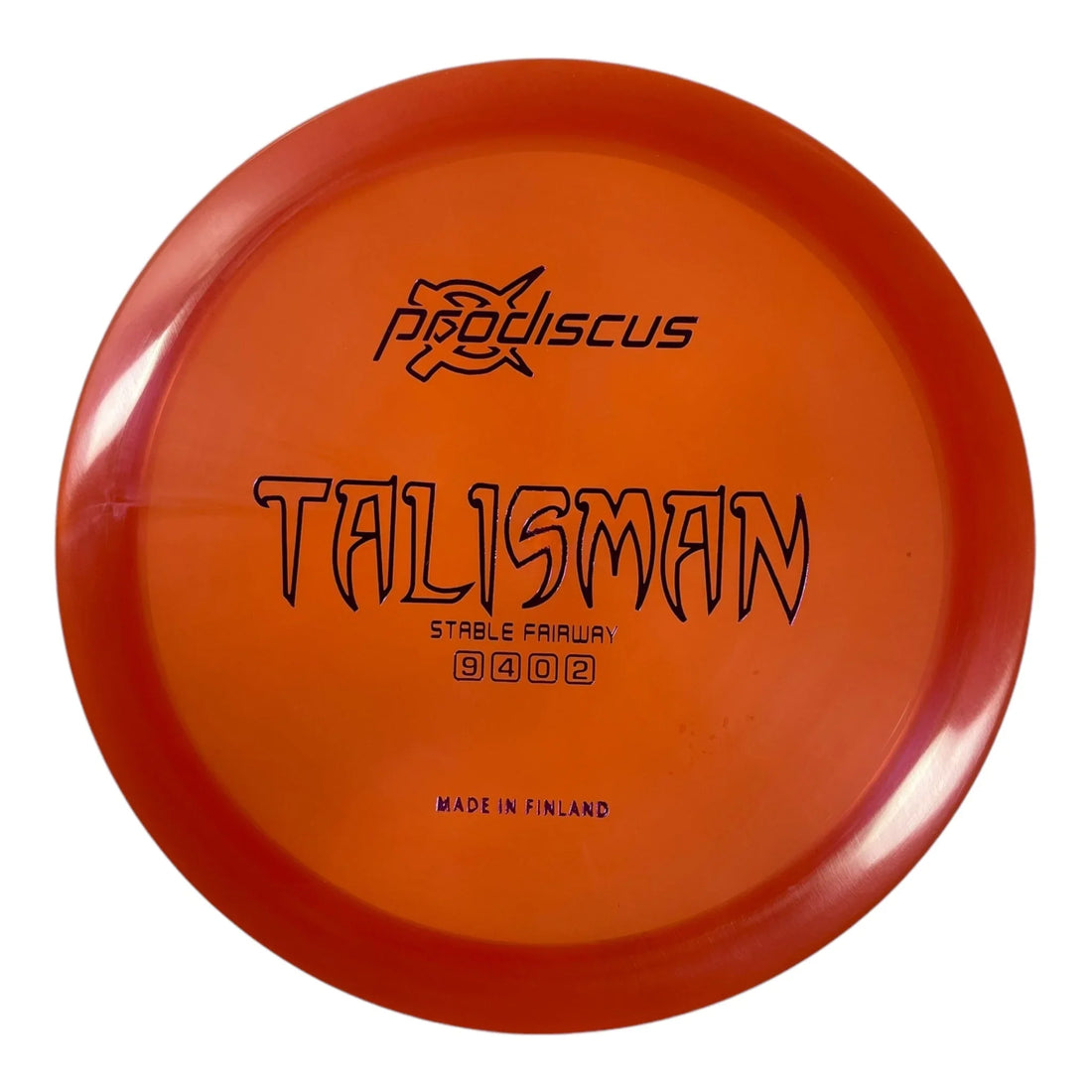 Prodiscus Talisman | Premium | Orange/Purple 173g Disc Golf