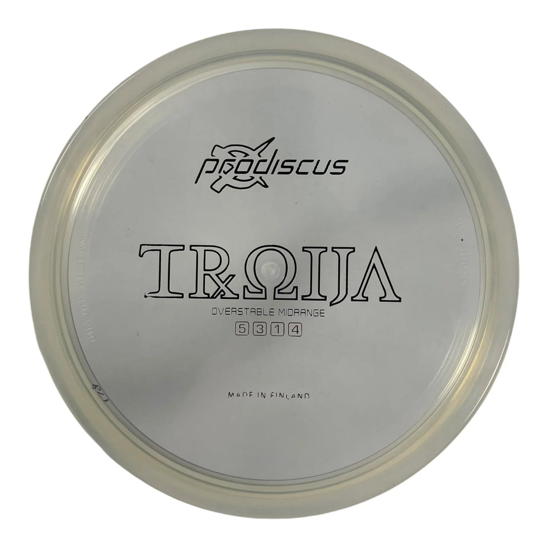 Prodiscus Troija | Premium | Clear/Silver 178g Disc Golf
