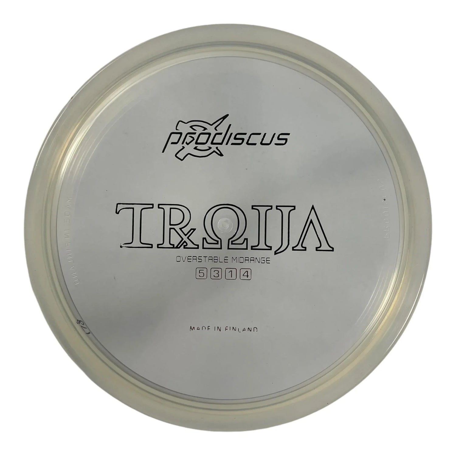 Prodiscus Troija | Premium | Clear/Silver 178g Disc Golf