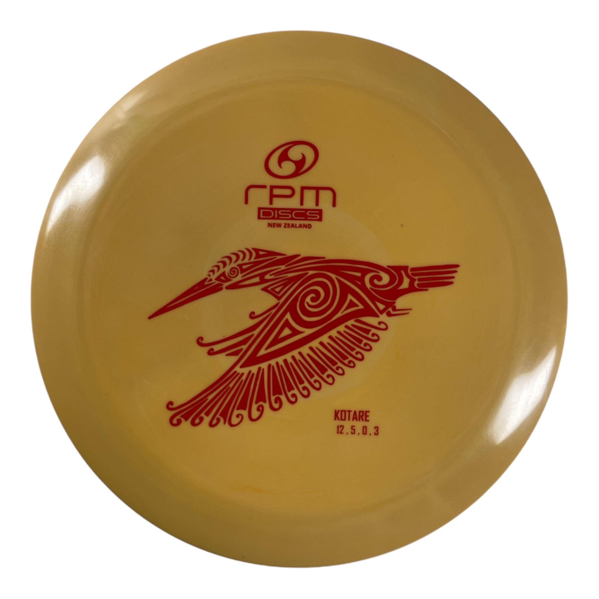 RPM Discs Kotare | Atomic | Tan/Red 173g Disc Golf