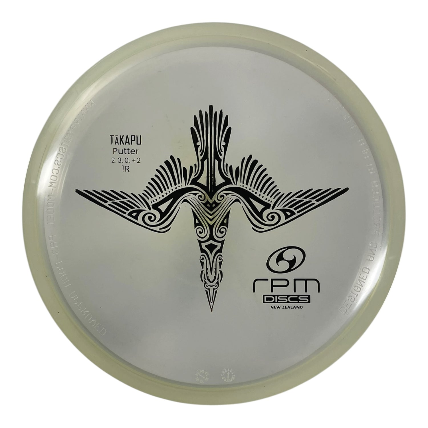 RPM Discs Takapu | Cosmic | Clear/Gold 170g Disc Golf