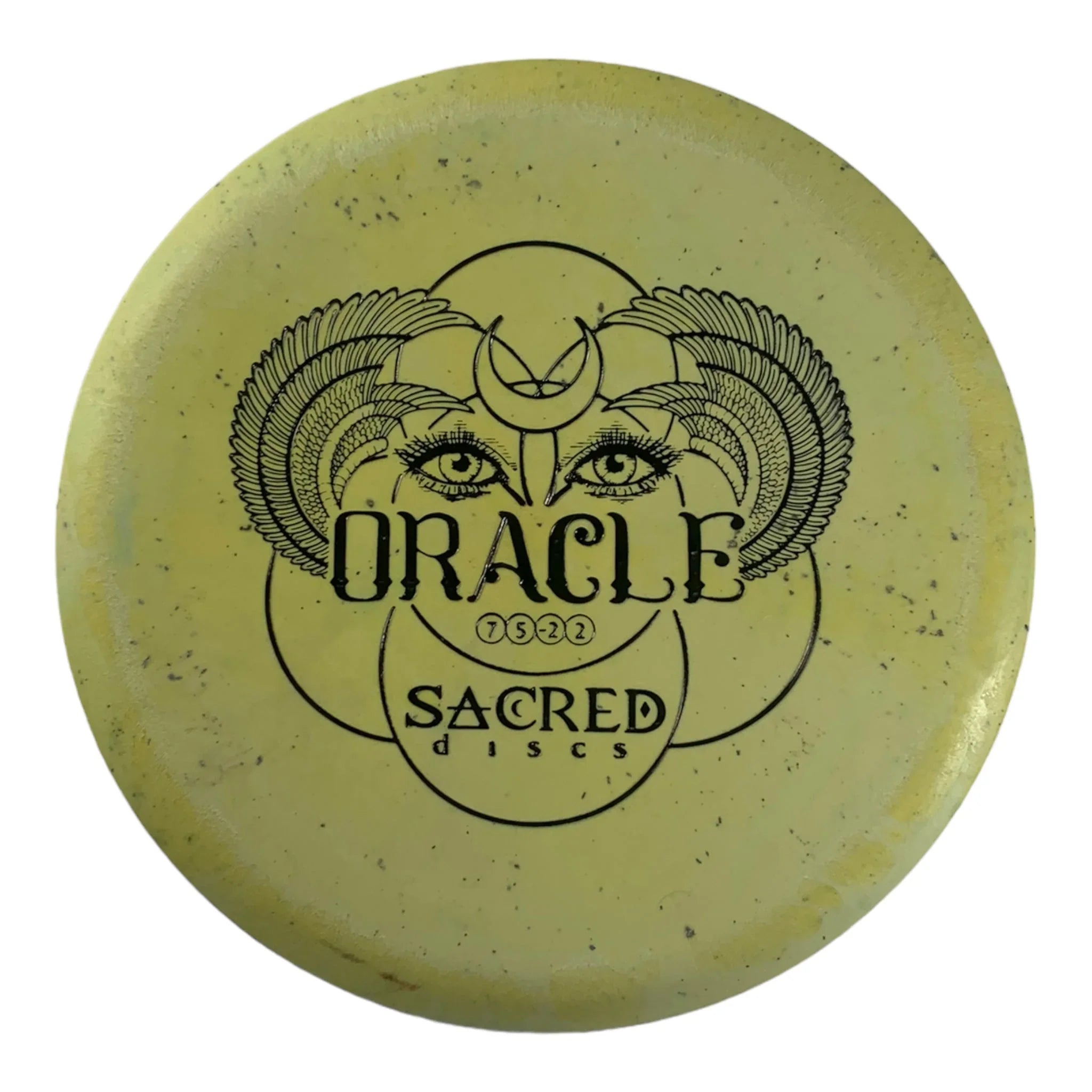 Sacred Discs Oracle | Aroma Blend | Yellow/Black 170 - 174g Disc Golf