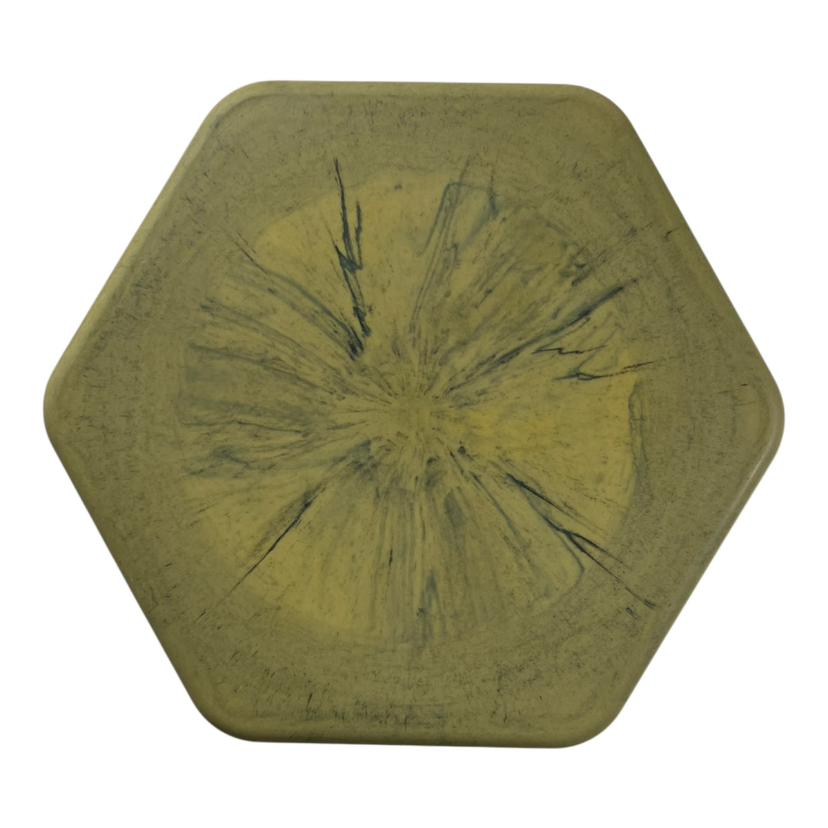 Six Sided Discs Hexagon | Swirly Base | Green 183g Disc Golf