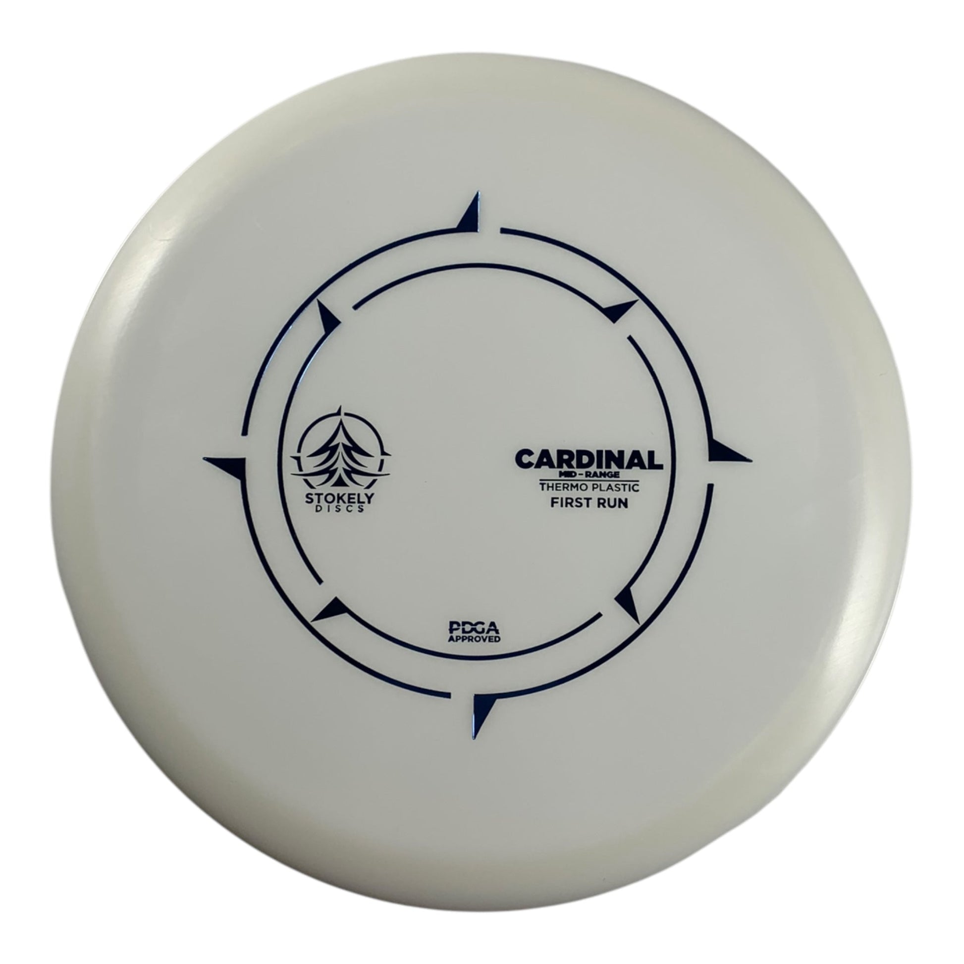 Stokely Discs Cardinal | Thermo | White/Blue 166-171g Disc Golf