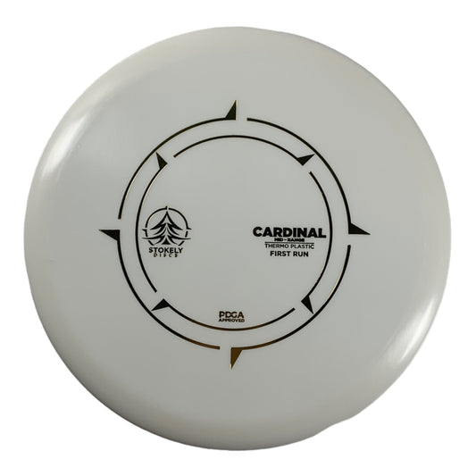 Stokely Discs Cardinal | Thermo | White/Gold 173g Disc Golf