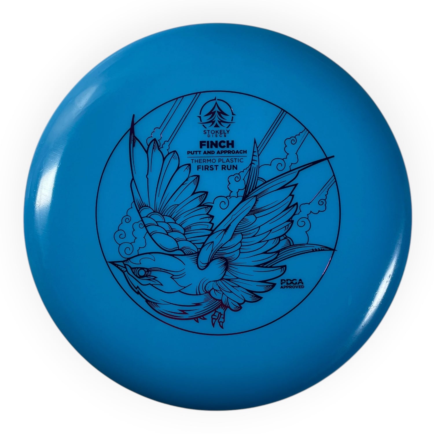 Stokely Discs Finch | Thermo | Blue/Pink 173g (First Run) Disc Golf