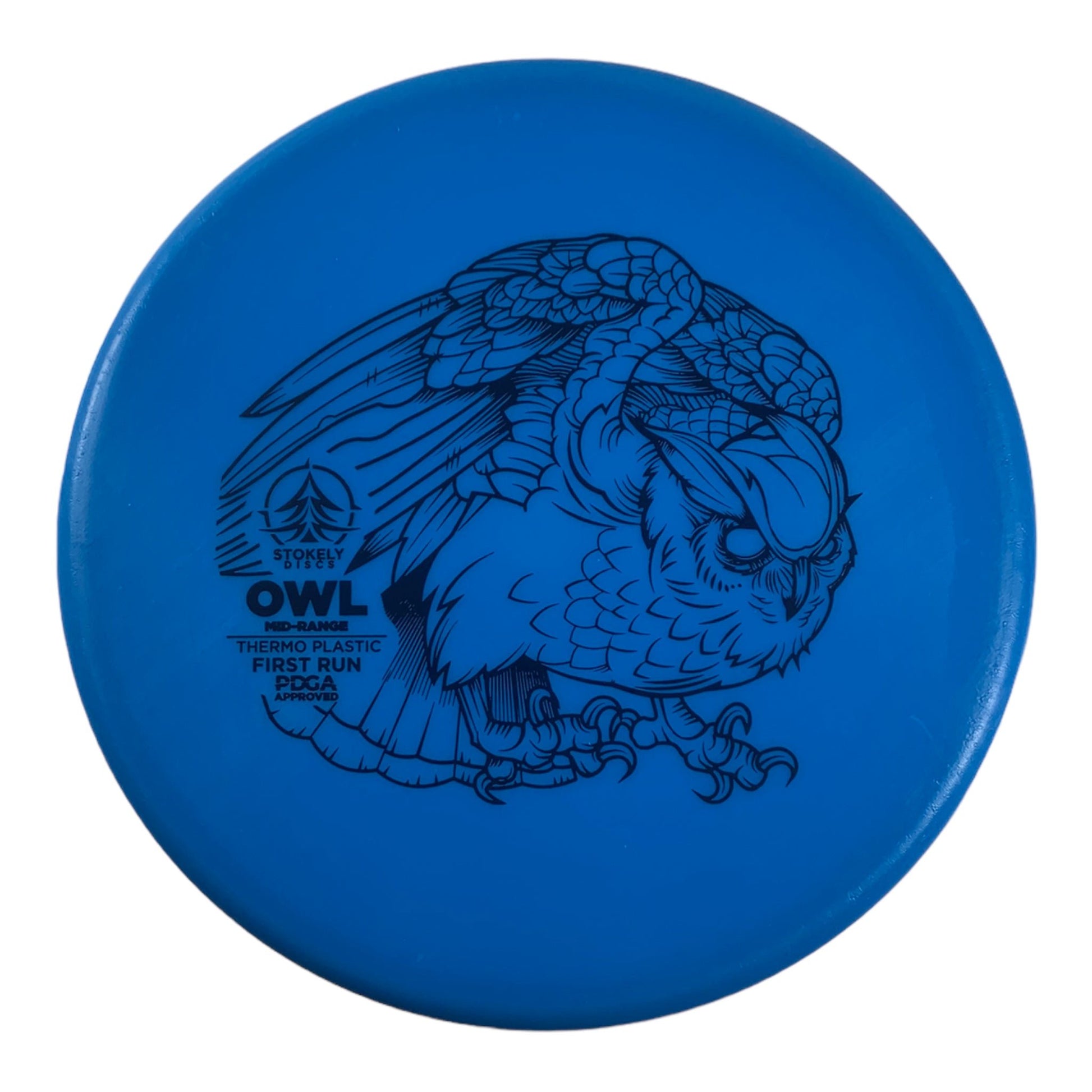 Stokely Discs Owl | Thermo | Blue/Black 173g (First Run) Disc Golf