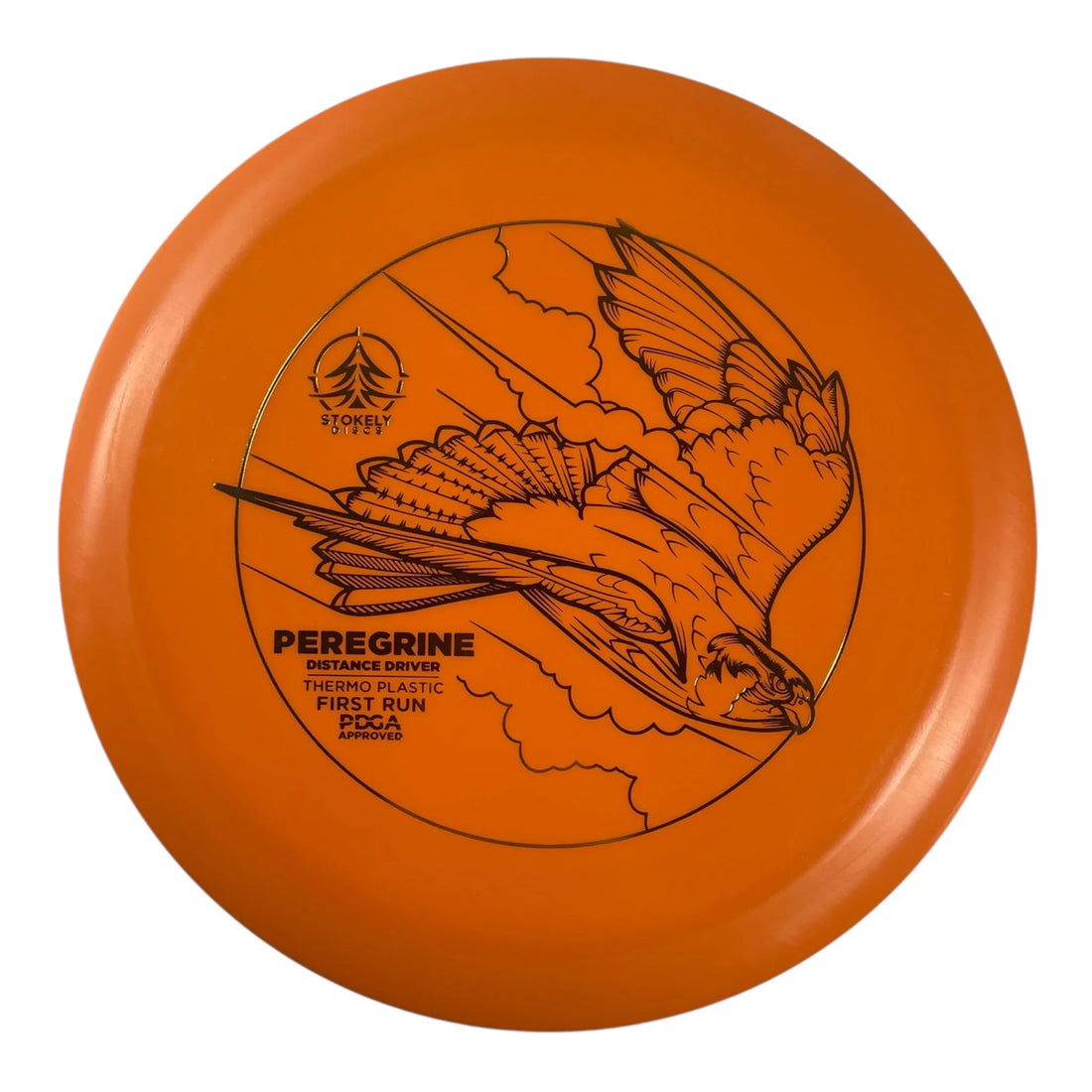 Stokely Discs Peregrine | Thermo | Orange/Gold 173g (First Run) Disc Golf