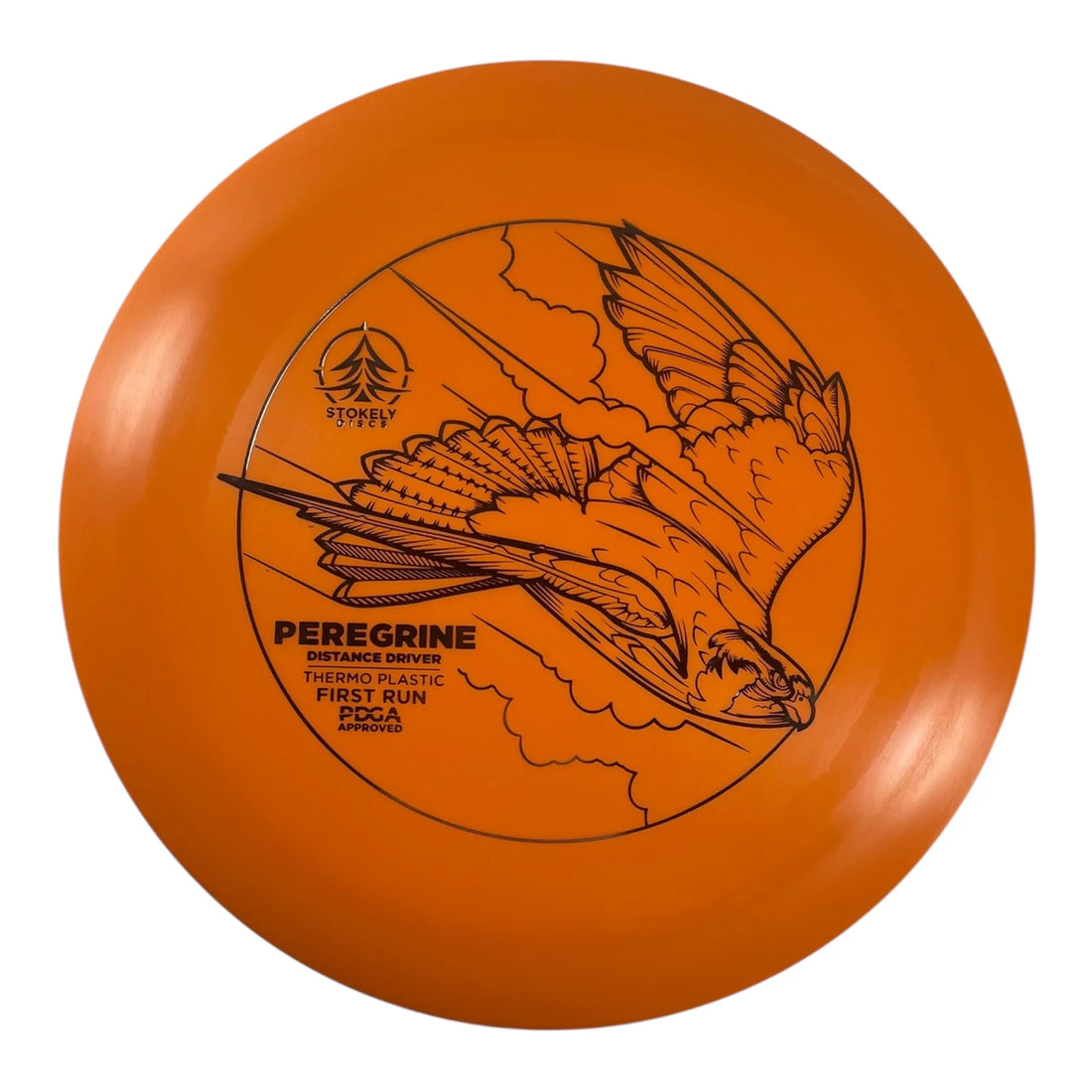 Stokely Discs Peregrine | Thermo | Orange/Silver 165g (First Run) Disc Golf