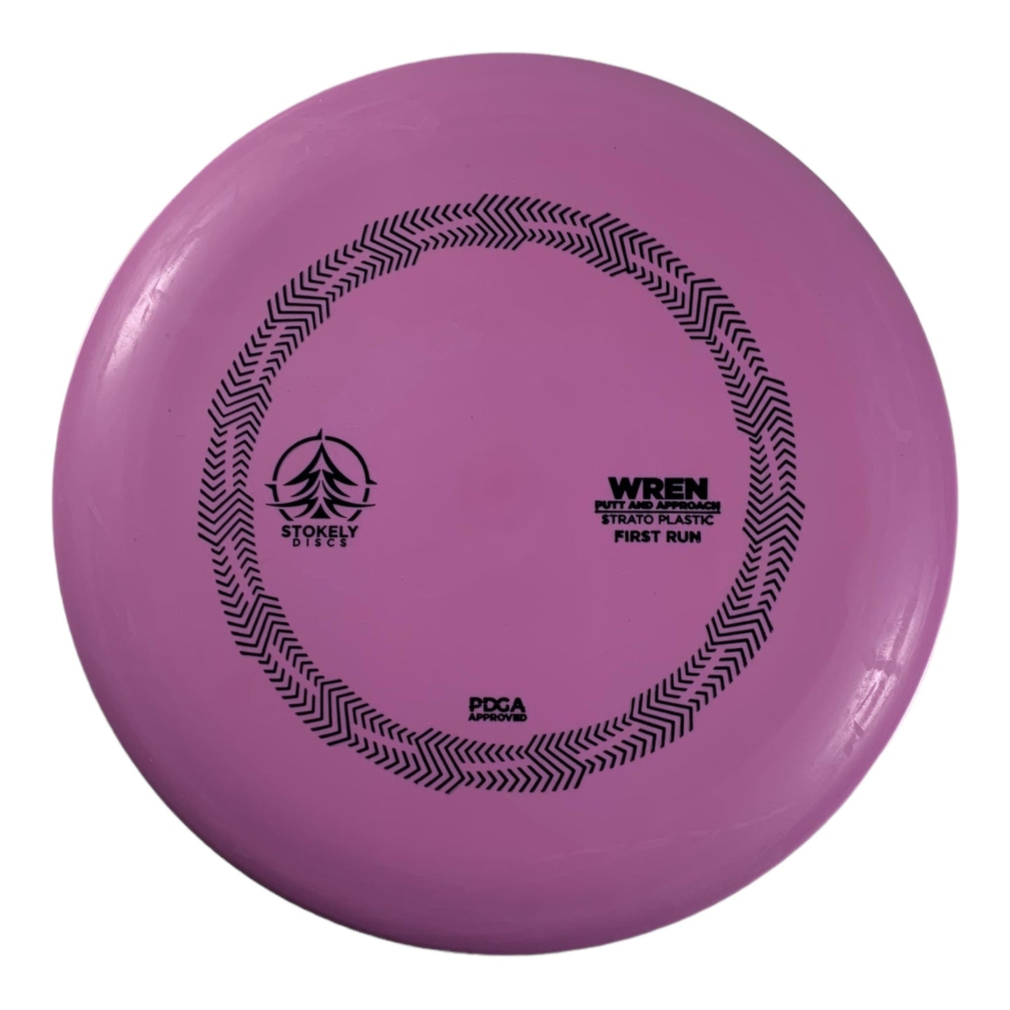 Stokely Discs Wren | Strato | Purple/Black 175g Disc Golf