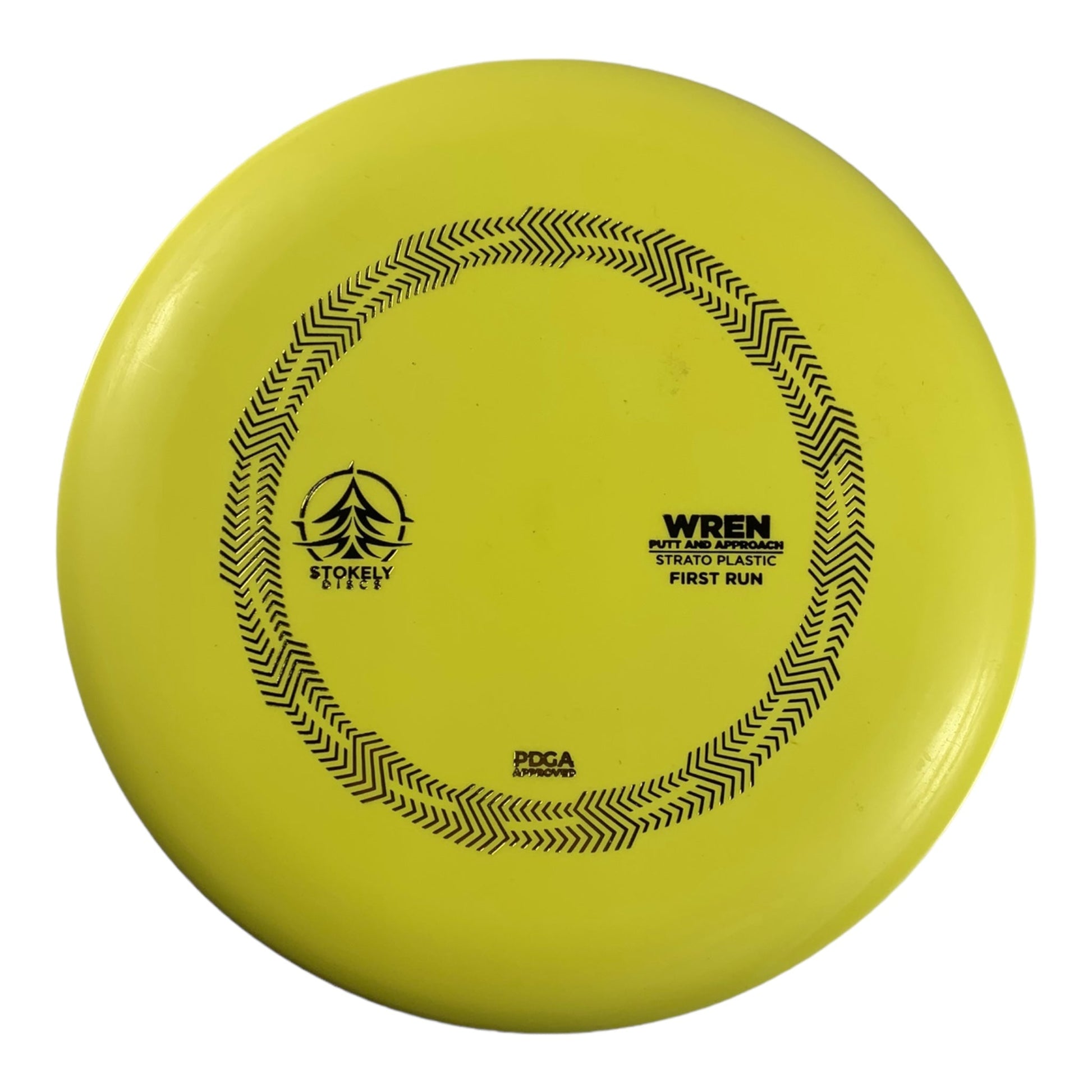 Stokely Discs Wren | Strato | Yellow/Gold 172g Disc Golf