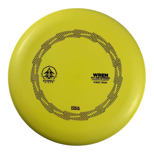 Stokely Discs Wren | Strato | Yellow/Purple 166-167g Disc Golf