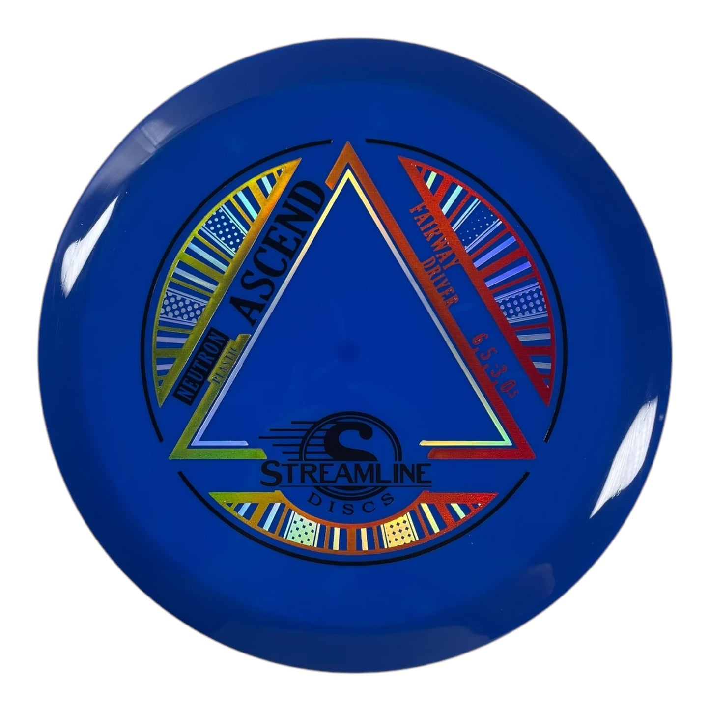 Streamline Discs Ascend | Neutron | Blue/Gold 166g Disc Golf