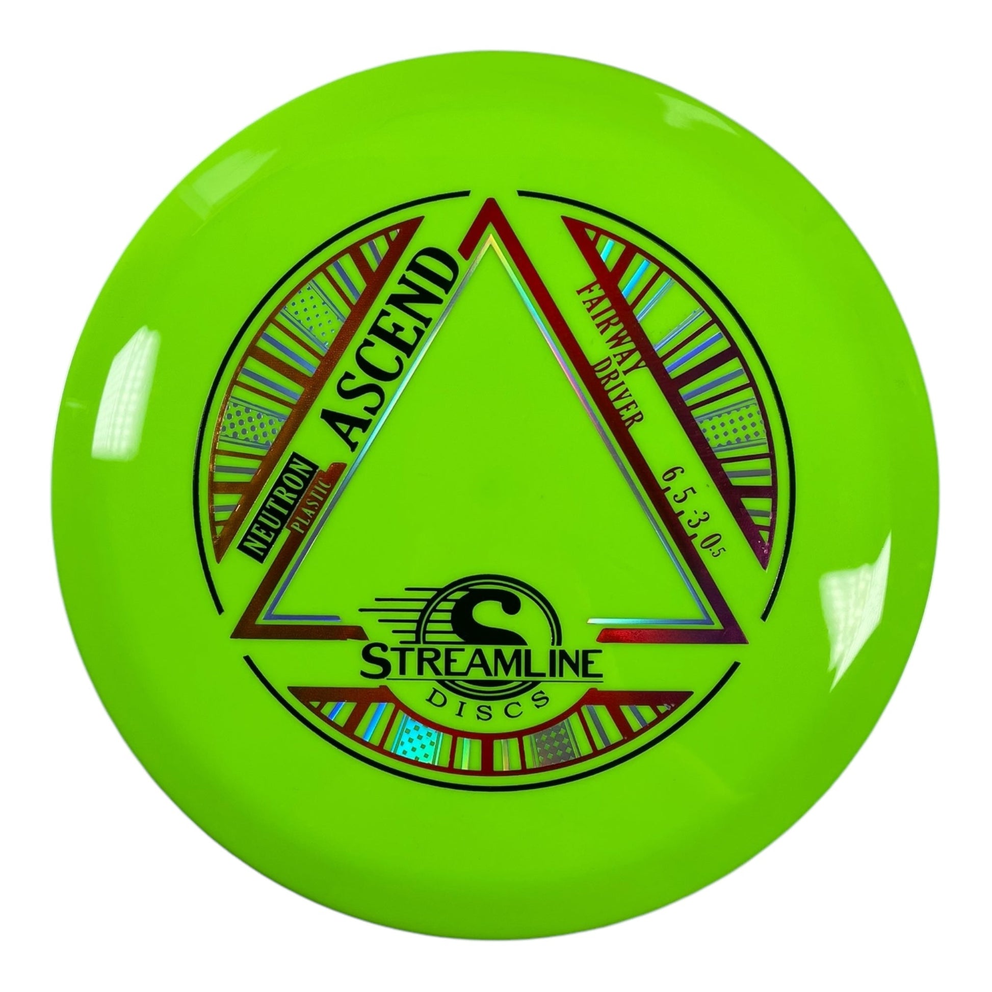 Streamline Discs Ascend | Neutron | Green/Orange 173g Disc Golf