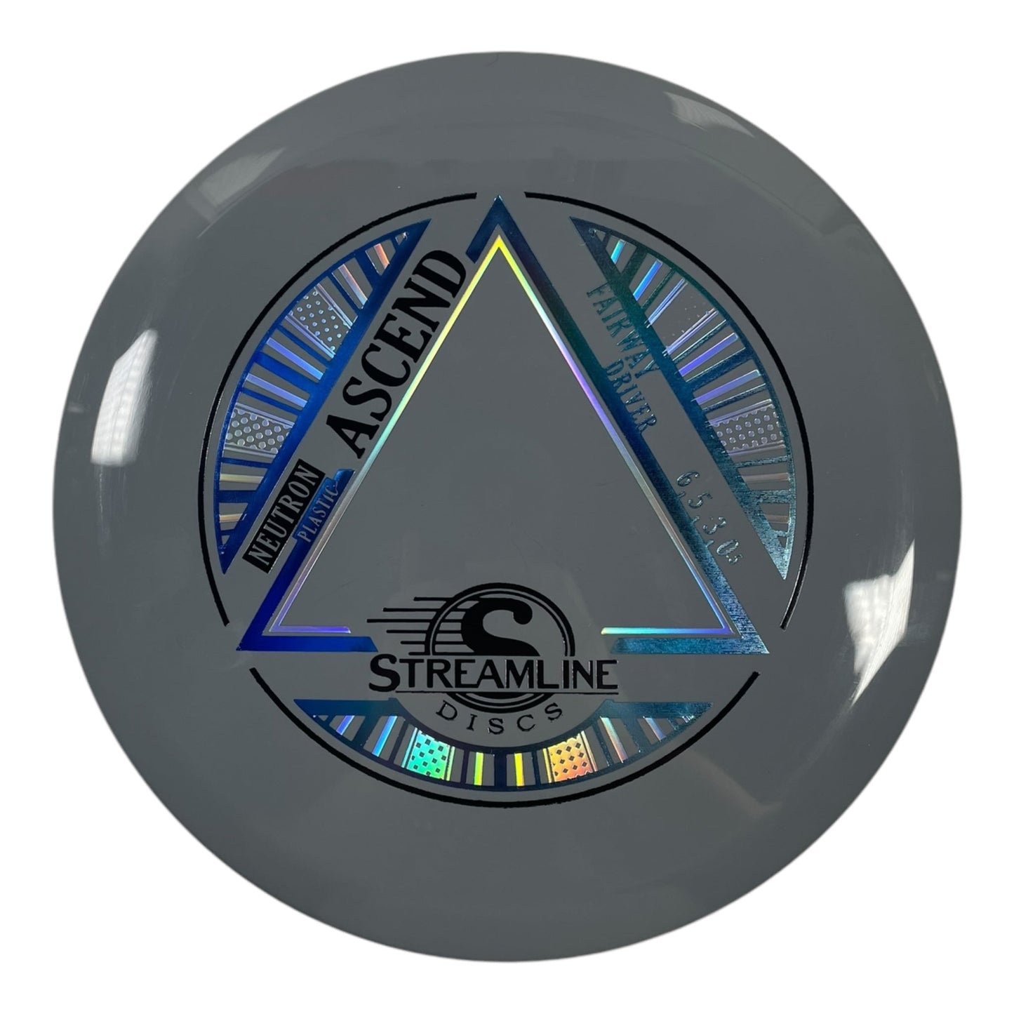 Streamline Discs Ascend | Neutron | Grey/Blue 173g Disc Golf