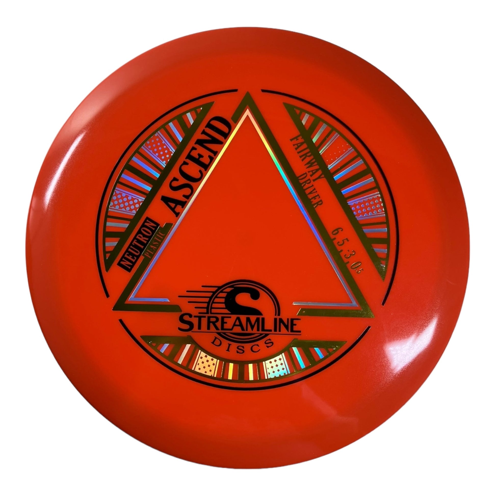 Streamline Discs Ascend | Neutron | Orange/Gold 168g Disc Golf