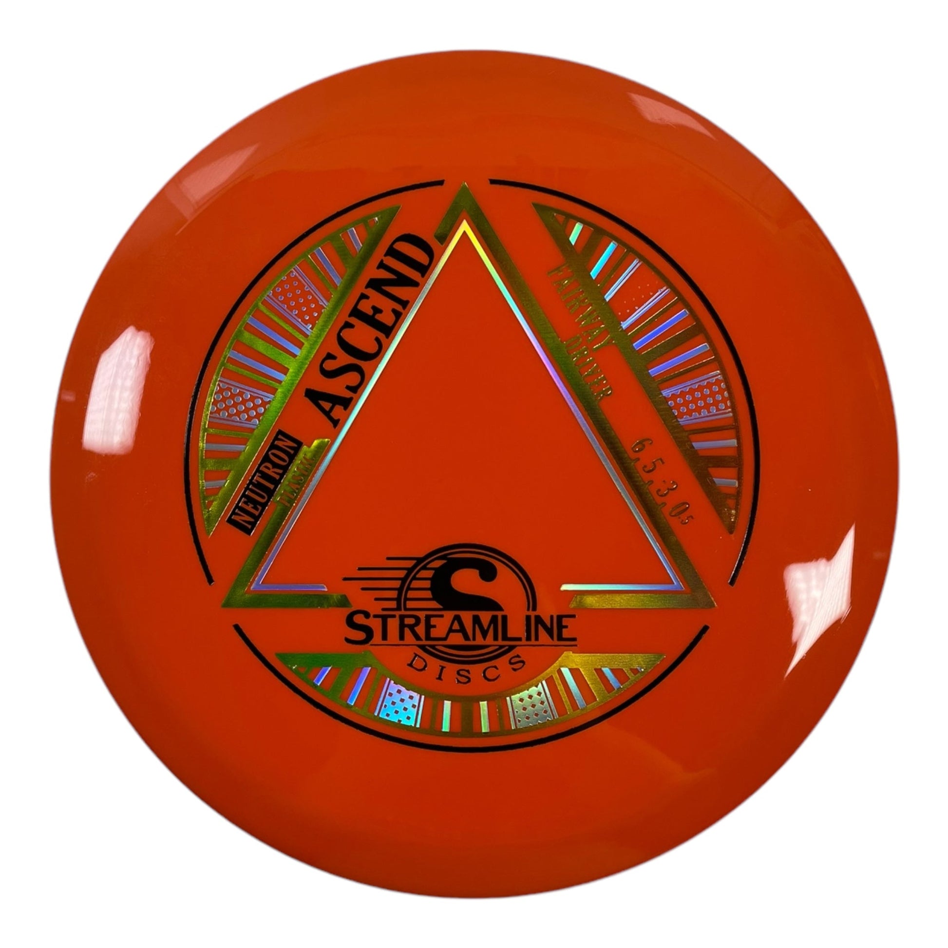 Streamline Discs Ascend | Neutron | Orange/Green 172g Disc Golf