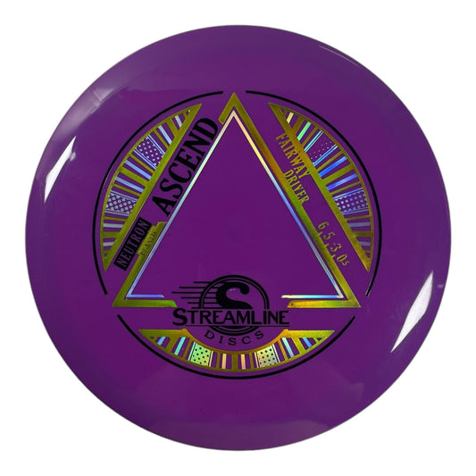 Streamline Discs Ascend | Neutron | Purple/Gold 172g Disc Golf