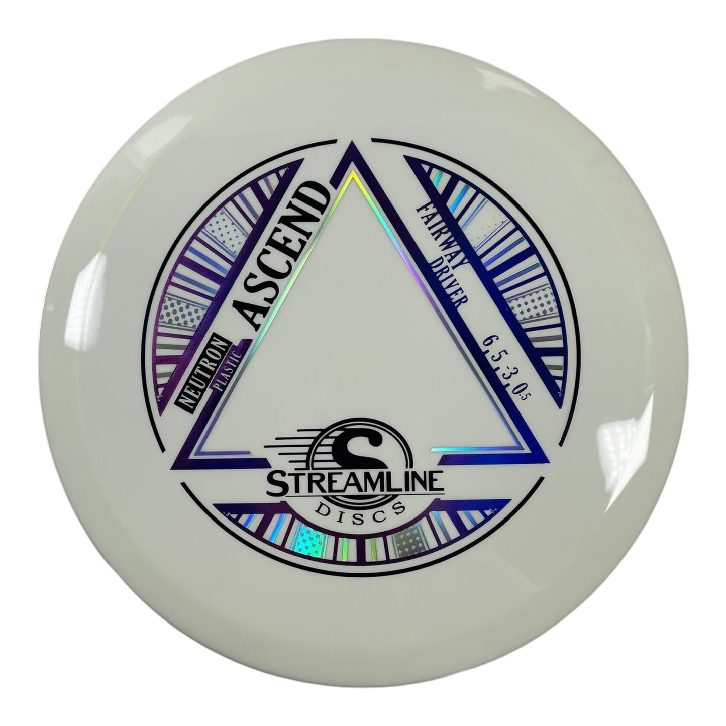 Streamline Discs Ascend | Neutron | White/Purple 173g Disc Golf