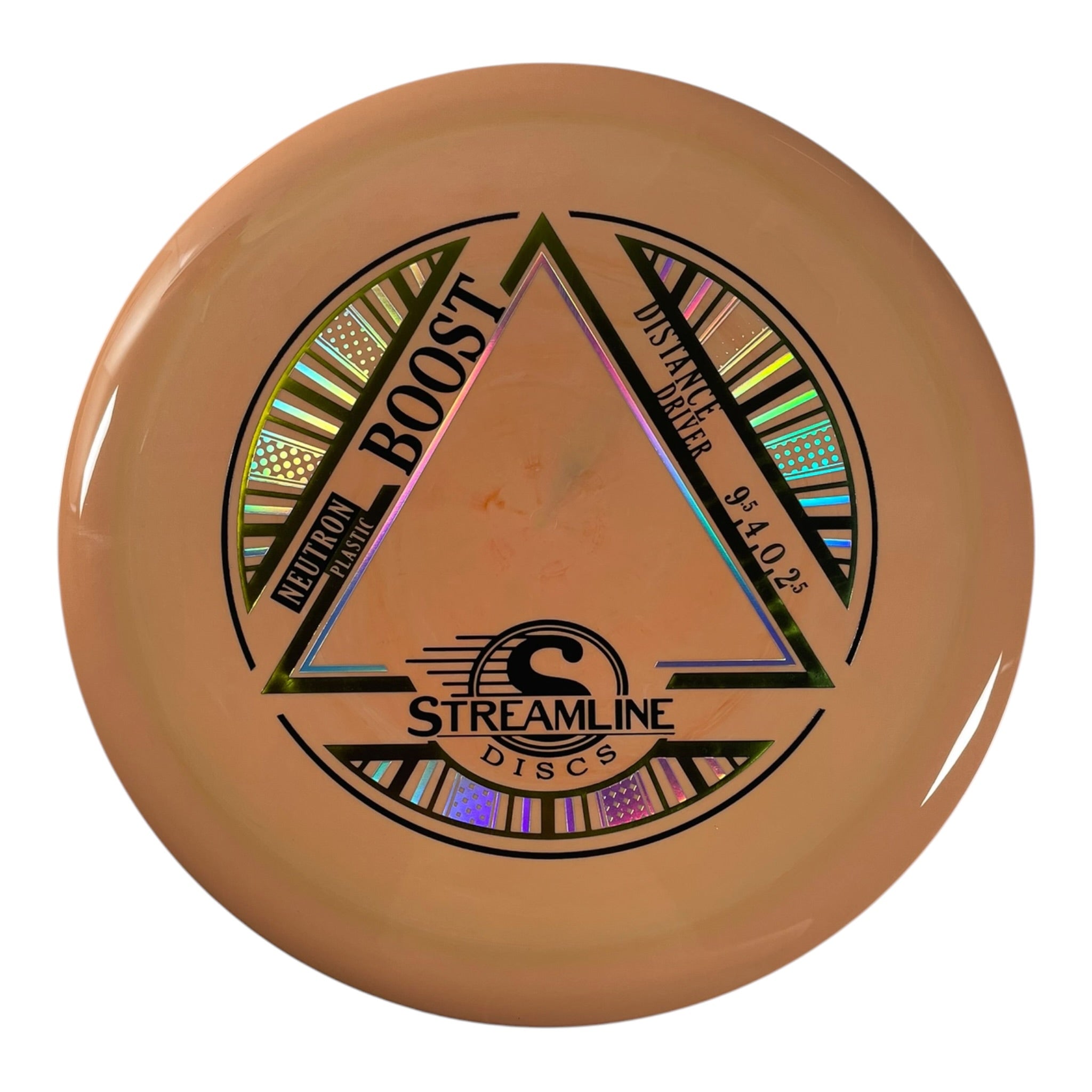 Streamline Discs Boost | Neutron | Tan/Blue 175g Disc Golf
