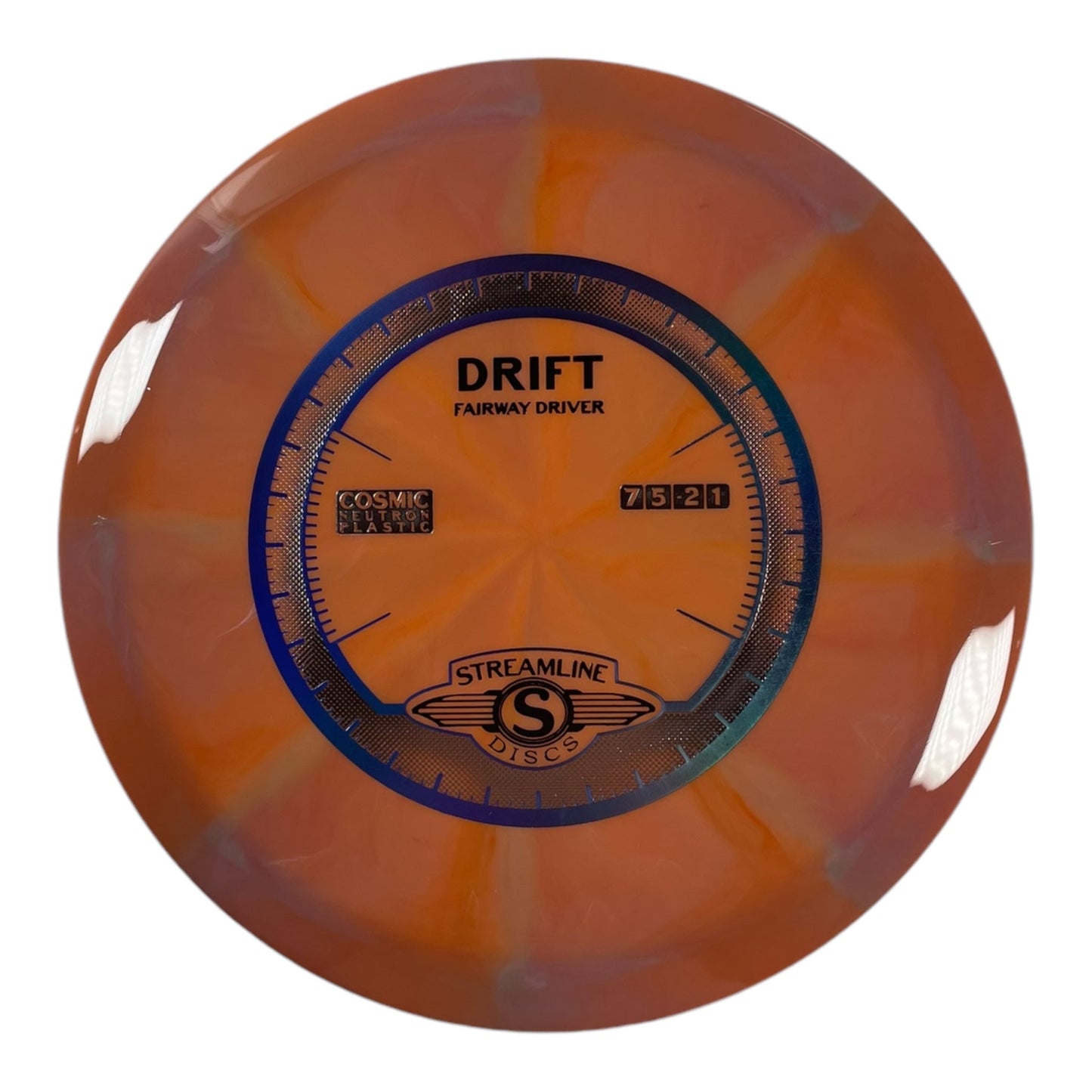 Streamline Discs Drift | Cosmic Neutron | Orange/Blue 168g Disc Golf