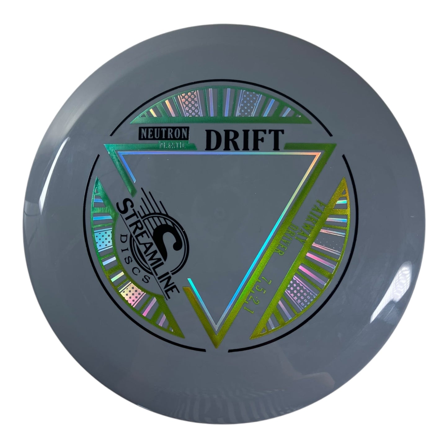 Streamline Discs Drift | Neutron | Grey/Gold 165g Disc Golf