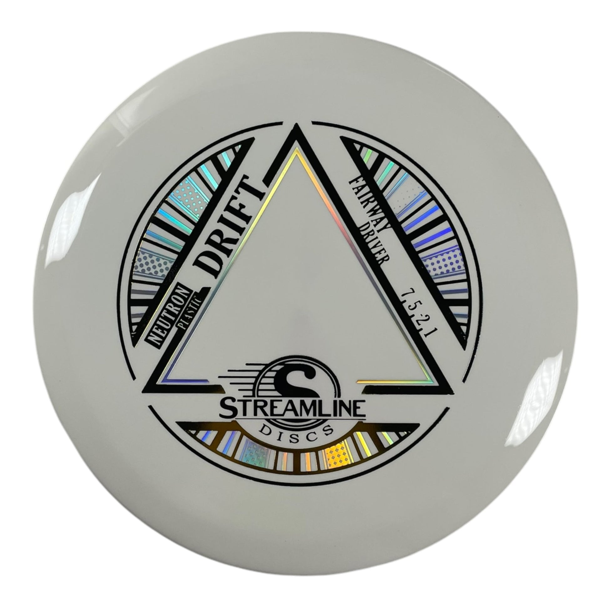 Streamline Discs Drift | Neutron | White/Gold 168g Disc Golf