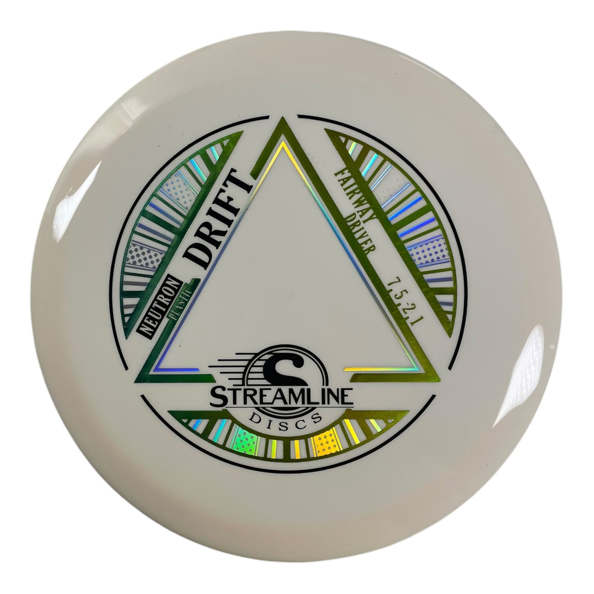 Streamline Discs Drift | Neutron | White/Green 171g Disc Golf