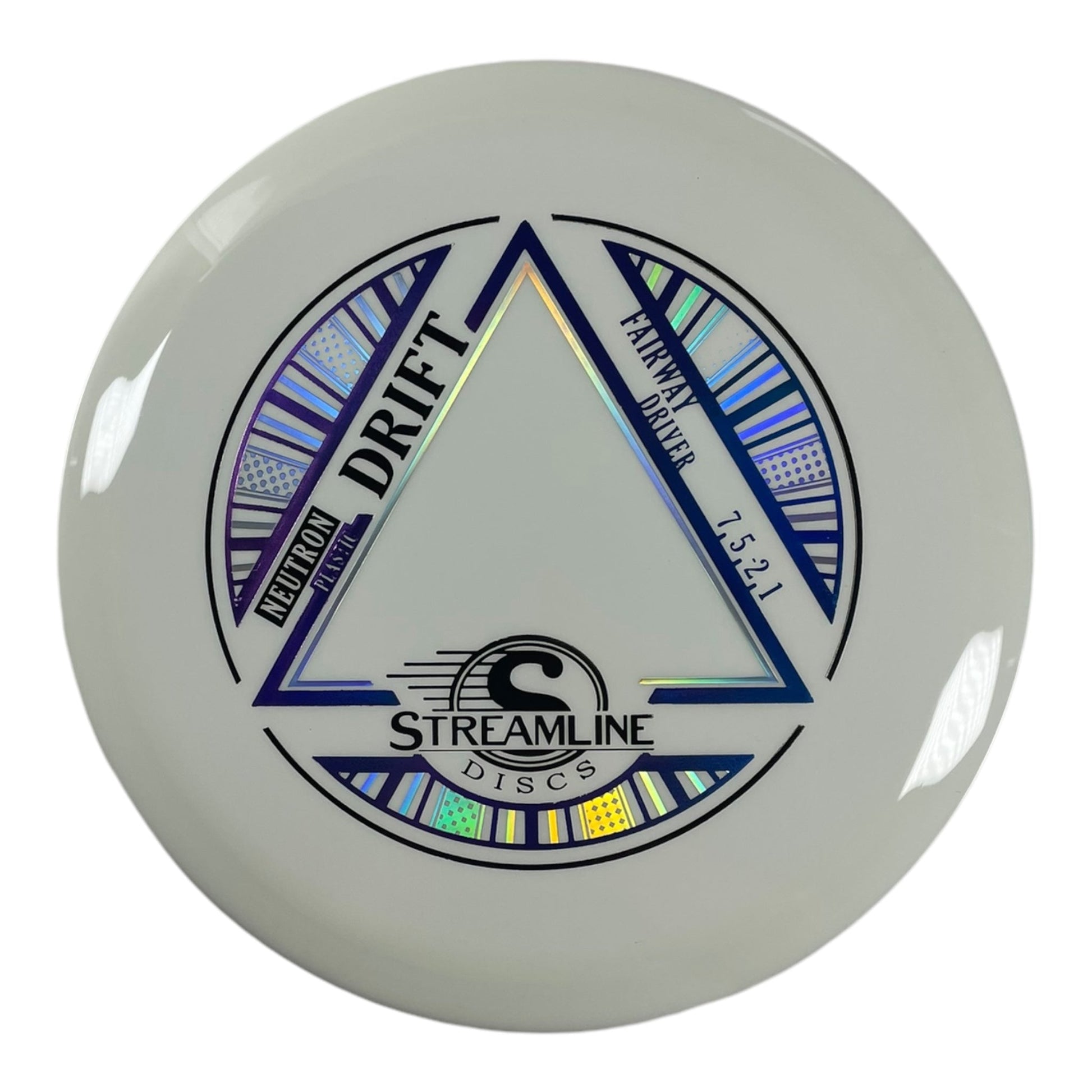 Streamline Discs Drift | Neutron | White/Purple 174g Disc Golf