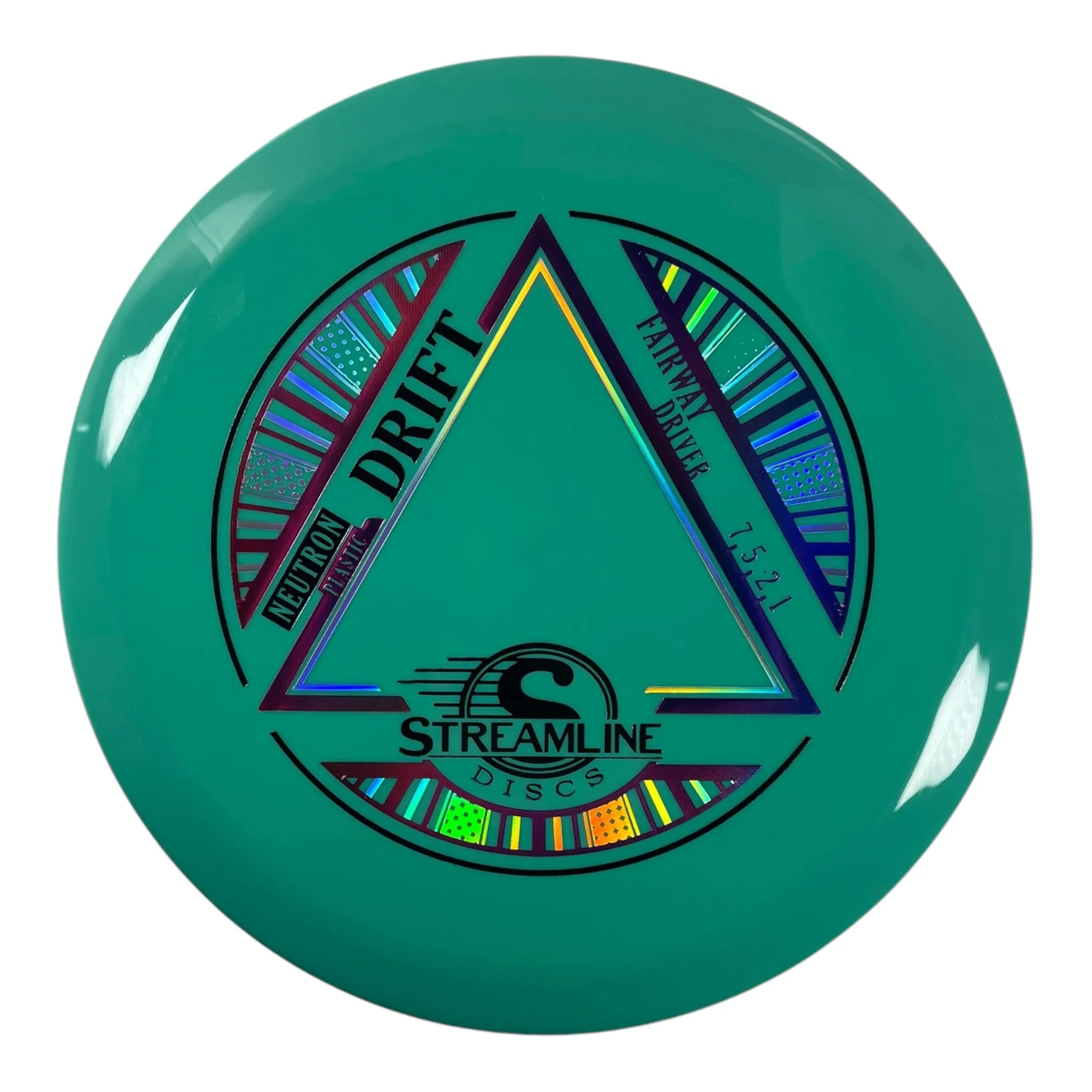 Streamline Discs Drift | Neutron | Green/Pink 174g Disc Golf