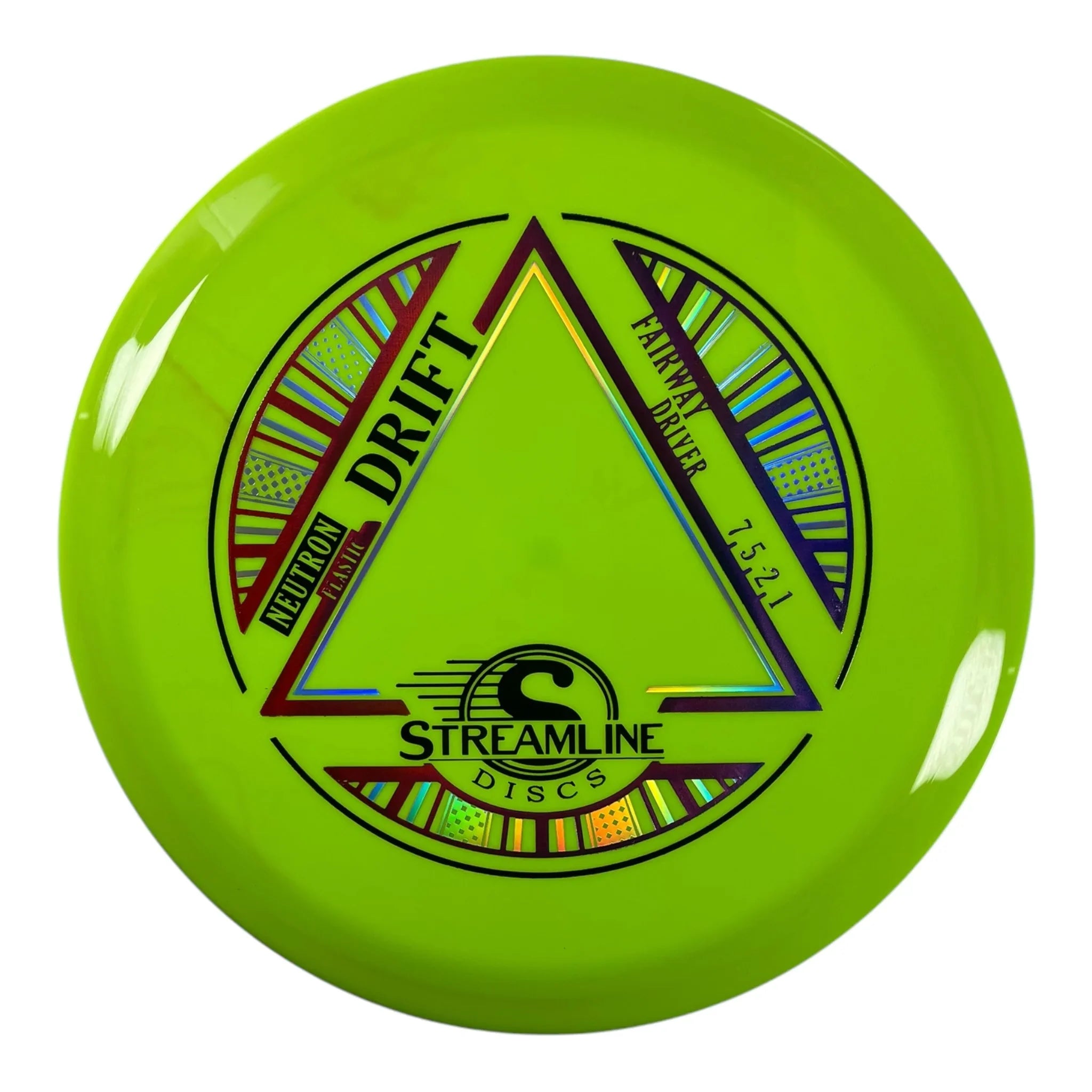 Streamline Discs Drift | Neutron | Green/Red 166g Disc Golf