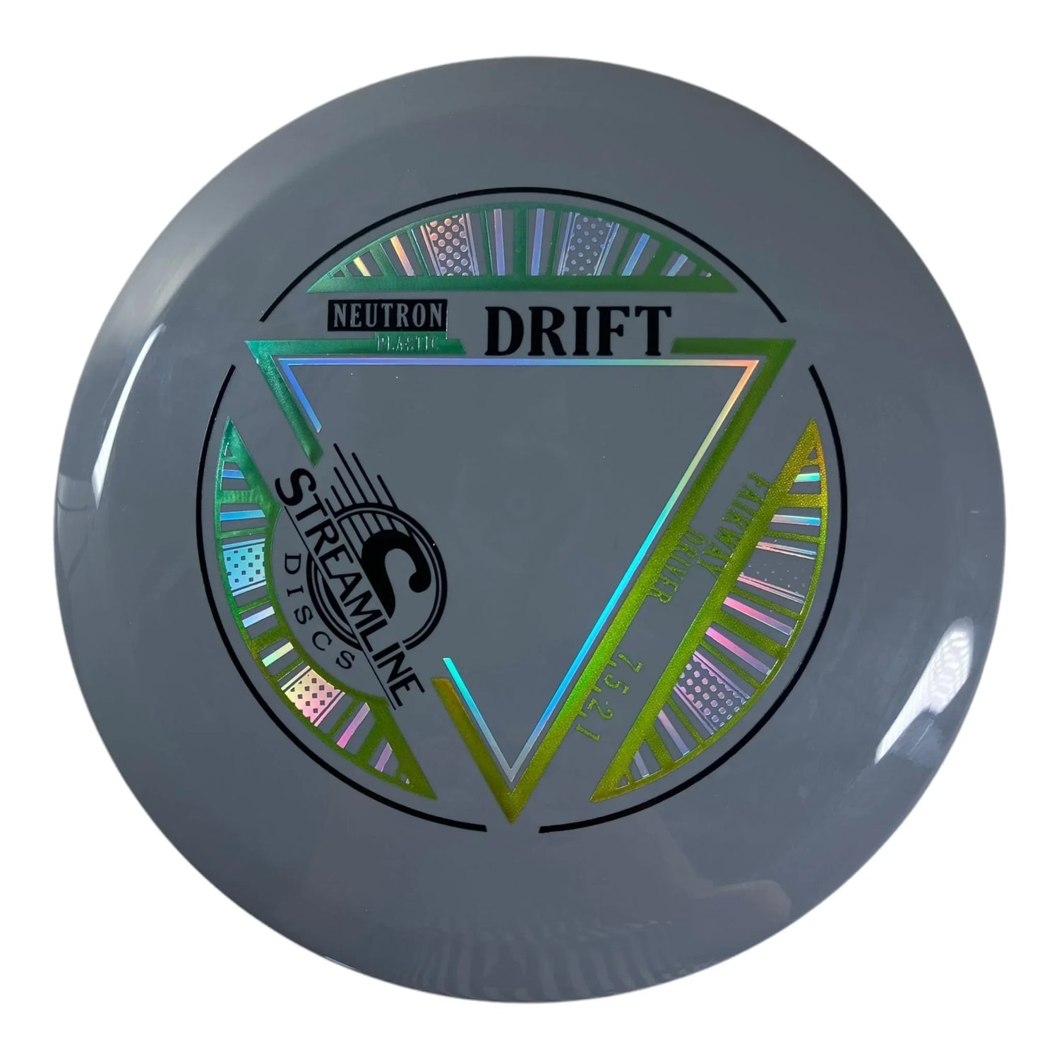 Streamline Discs Drift | Neutron | Grey/Gold 165g Disc Golf