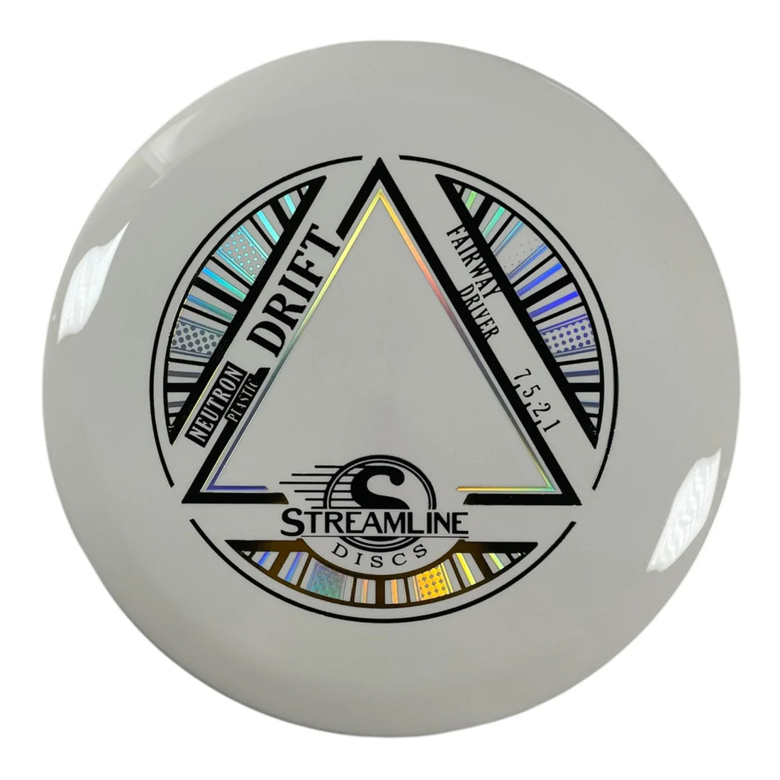 Streamline Discs Drift | Neutron | White/Gold 168g Disc Golf