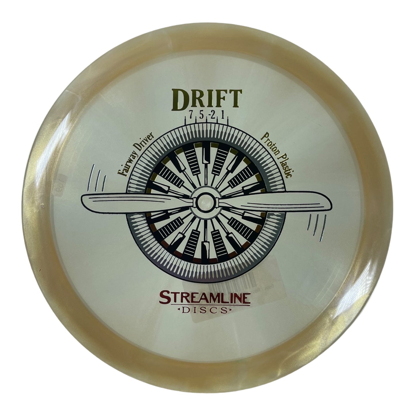 Streamline Discs Drift | Proton | Gold/Gold 169g Disc Golf