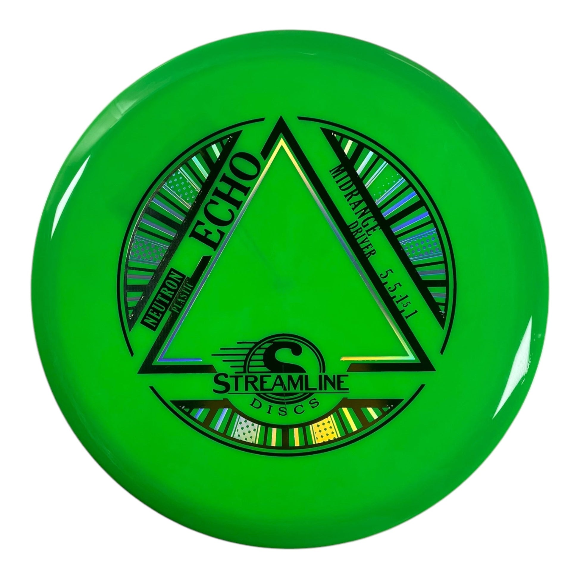 Streamline Discs Echo | Neutron | Green/Green 178g Disc Golf