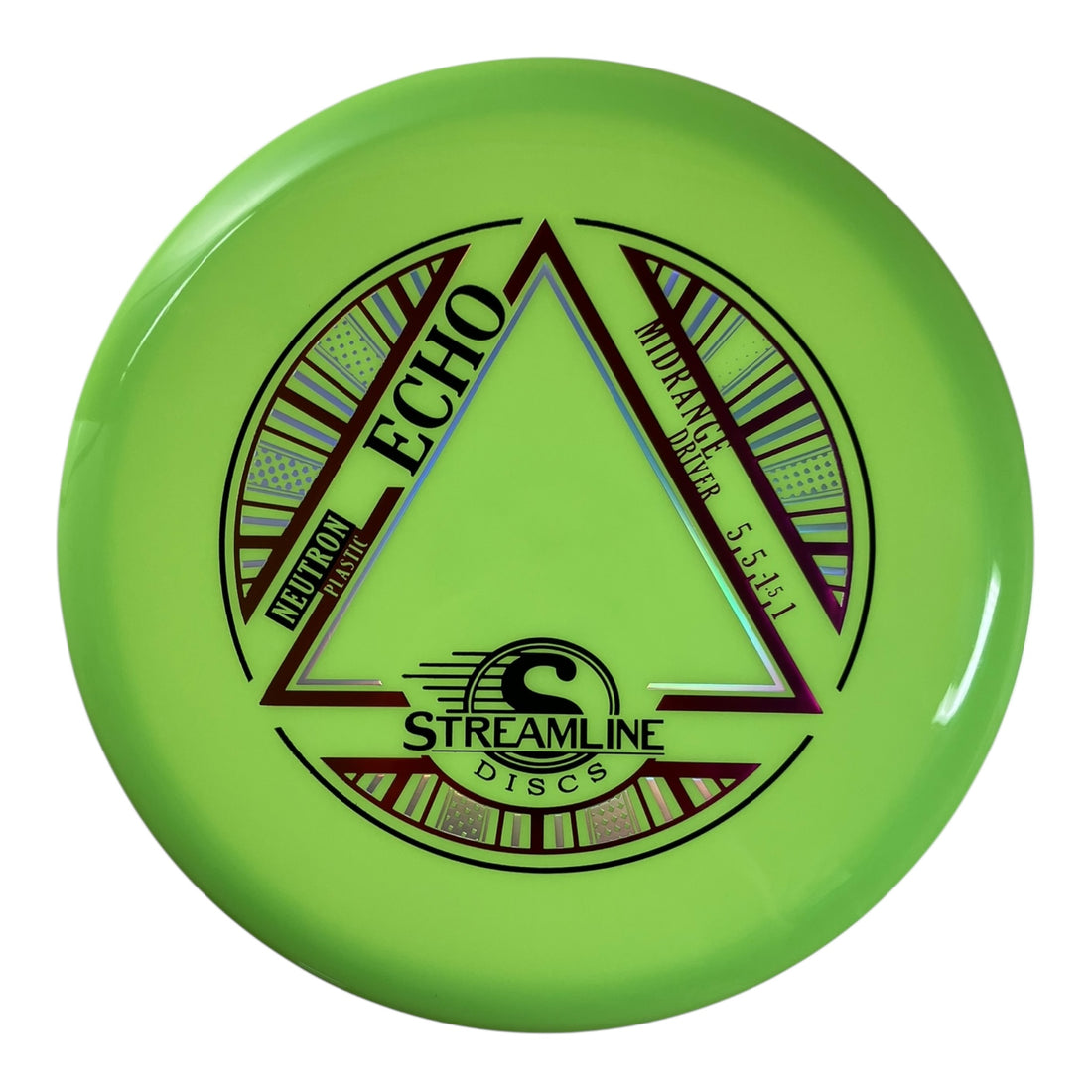 Streamline Discs Echo | Neutron | Green/Orange 174g Disc Golf