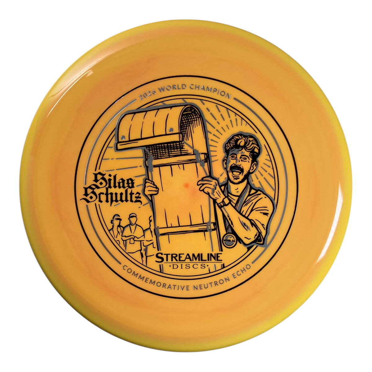 Streamline Discs Echo | Neutron | Orange/Black 177g (Silas Schultz Commemorative Edition) Disc Golf