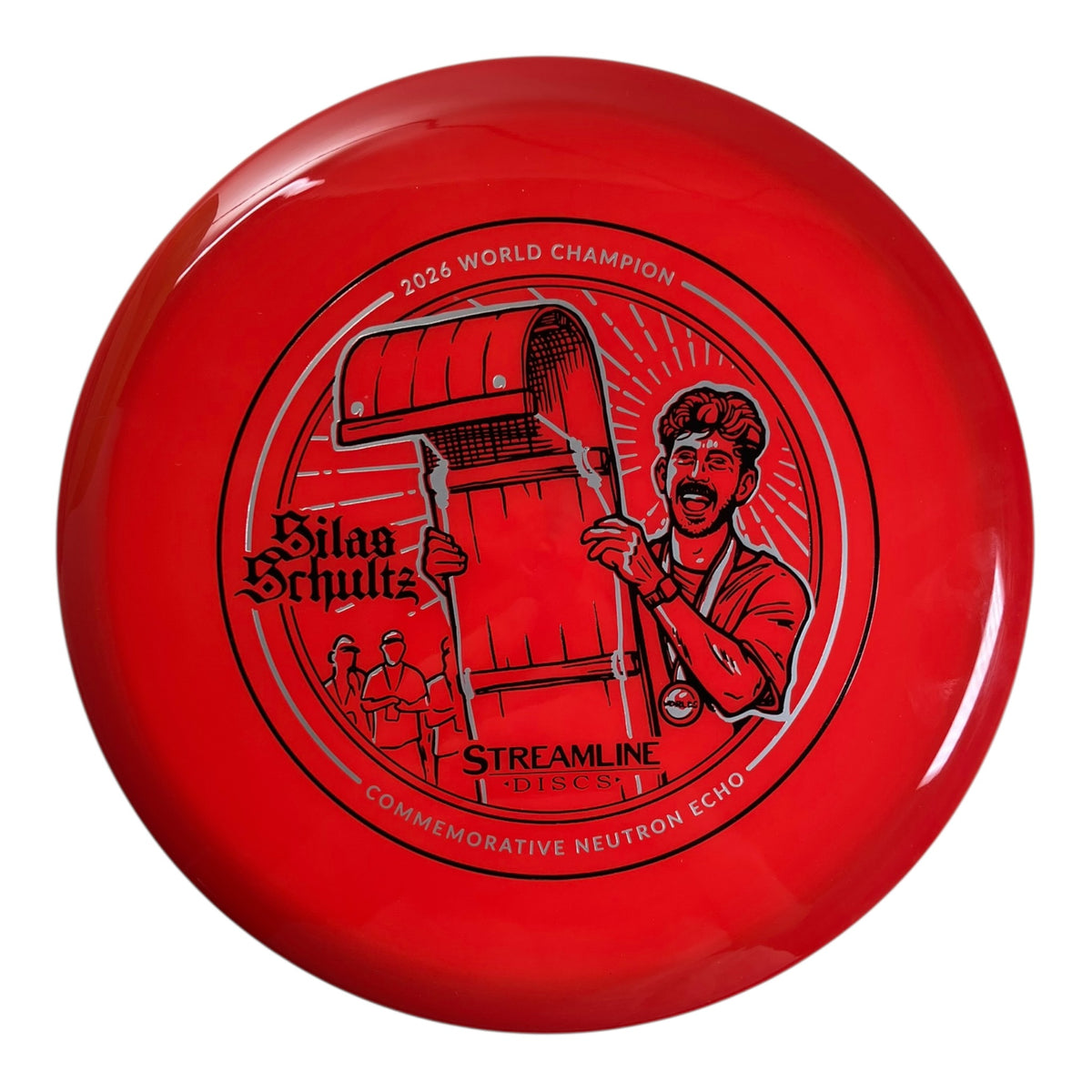 Streamline Discs Echo | Neutron | Red/Black 176-177g (Silas Schultz Commemorative Edition) Disc Golf