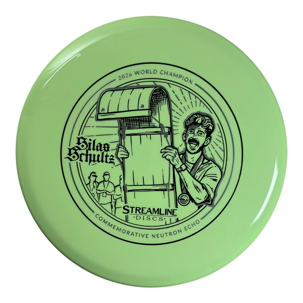 Streamline Discs Echo | Neutron | Yellow/Black 177g (Silas Schultz Commemorative Edition) Disc Golf