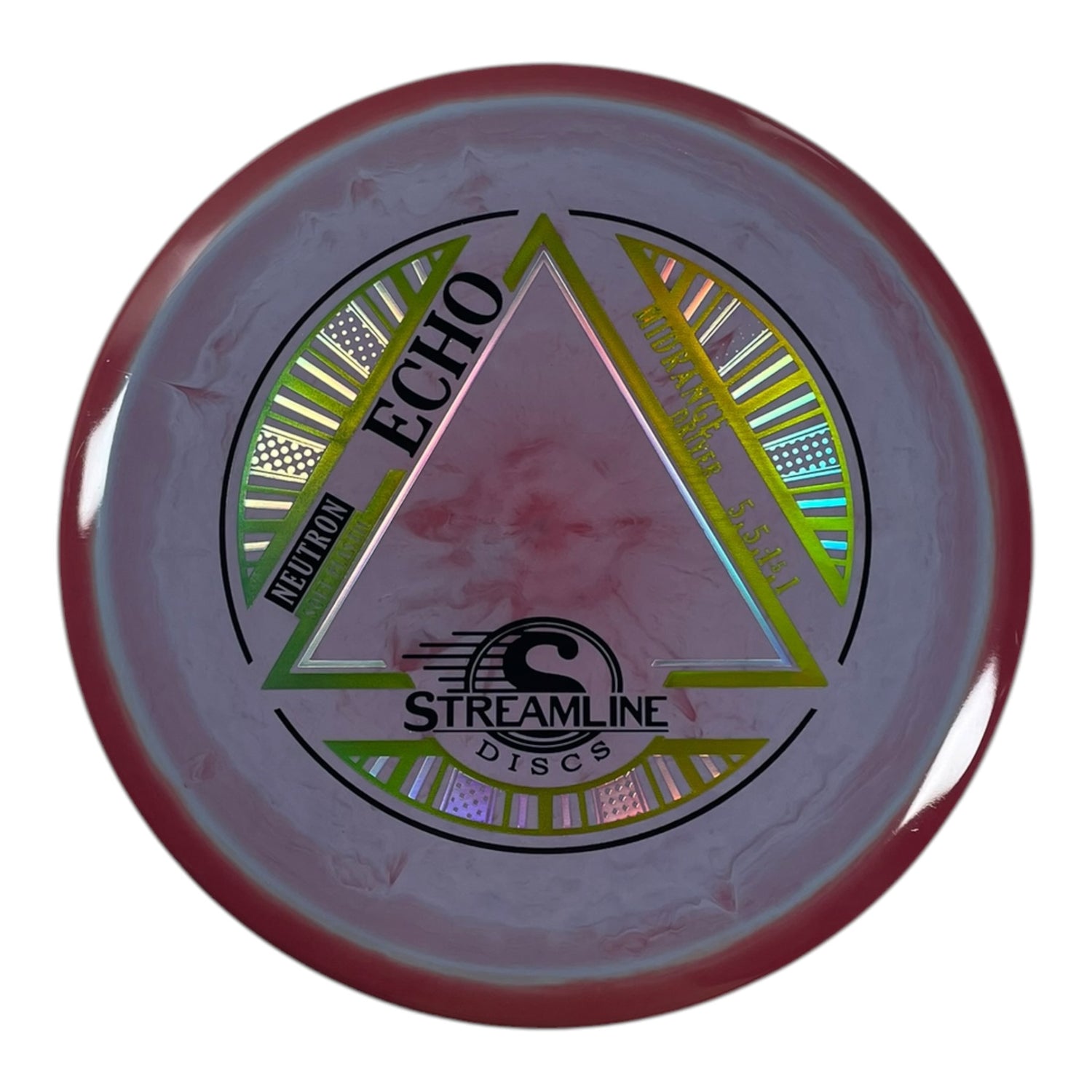 Streamline Discs Echo | Neutron Soft | Blue/Swirl/Green 177g Disc Golf