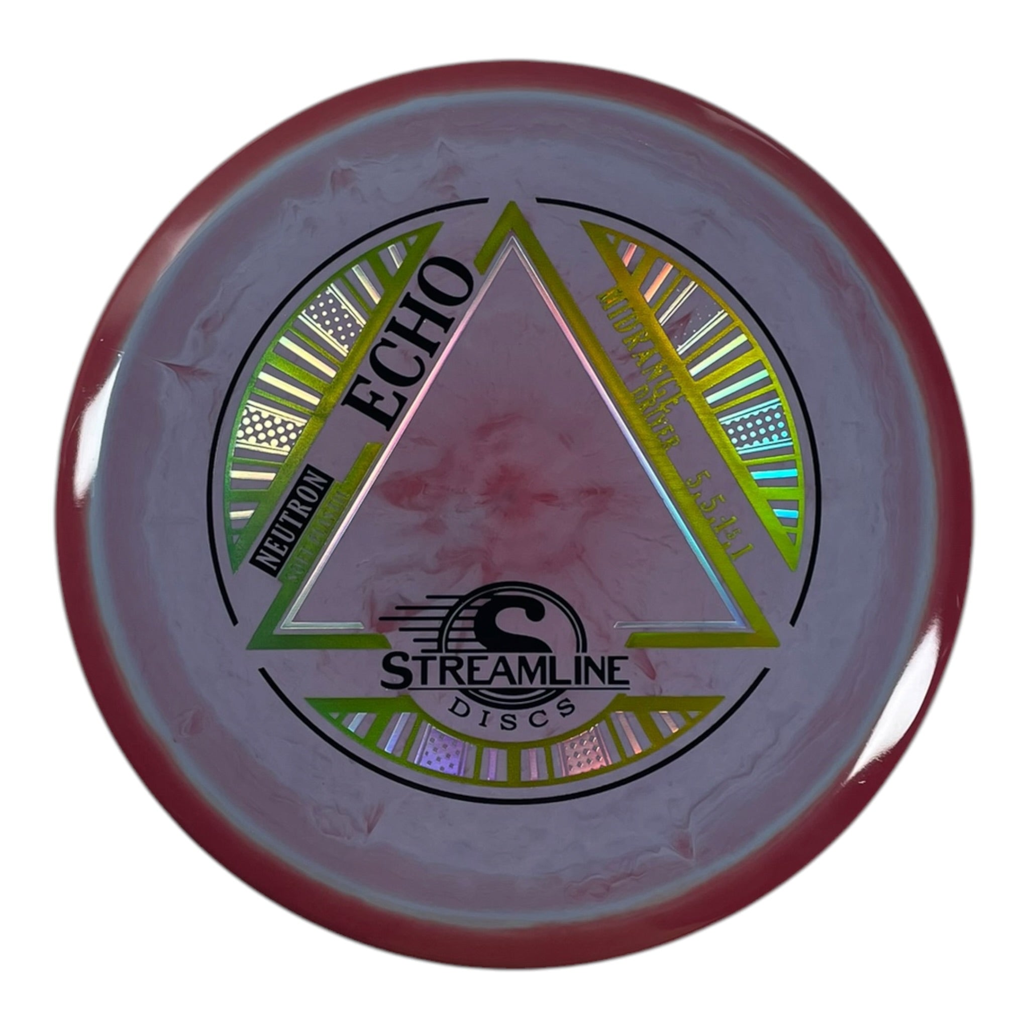Streamline Discs Echo | Neutron Soft | Blue/Swirl/Green 177g Disc Golf
