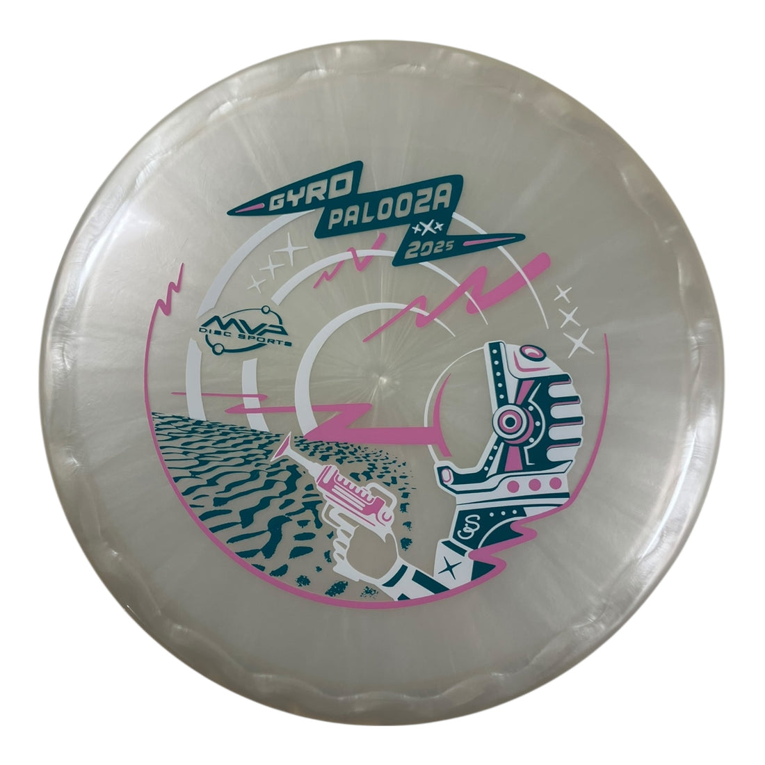Streamline Discs Echo | Plasma | Cream/Pink/Teal 176-177g (Gyropalooza 2025) Disc Golf
