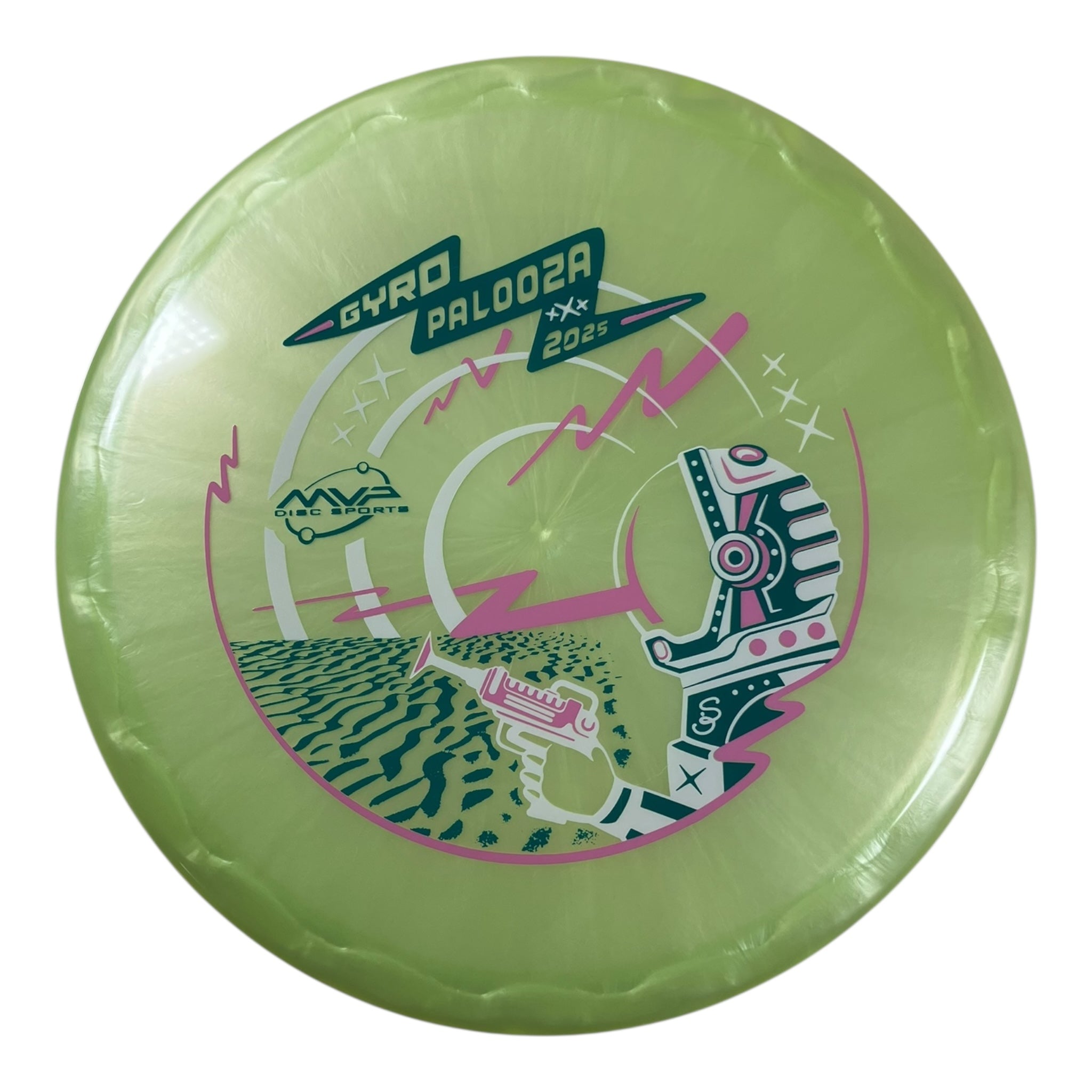 Streamline Discs Echo | Plasma | Green/Pink/Teal 176-177g (Gyropalooza 2025) Disc Golf
