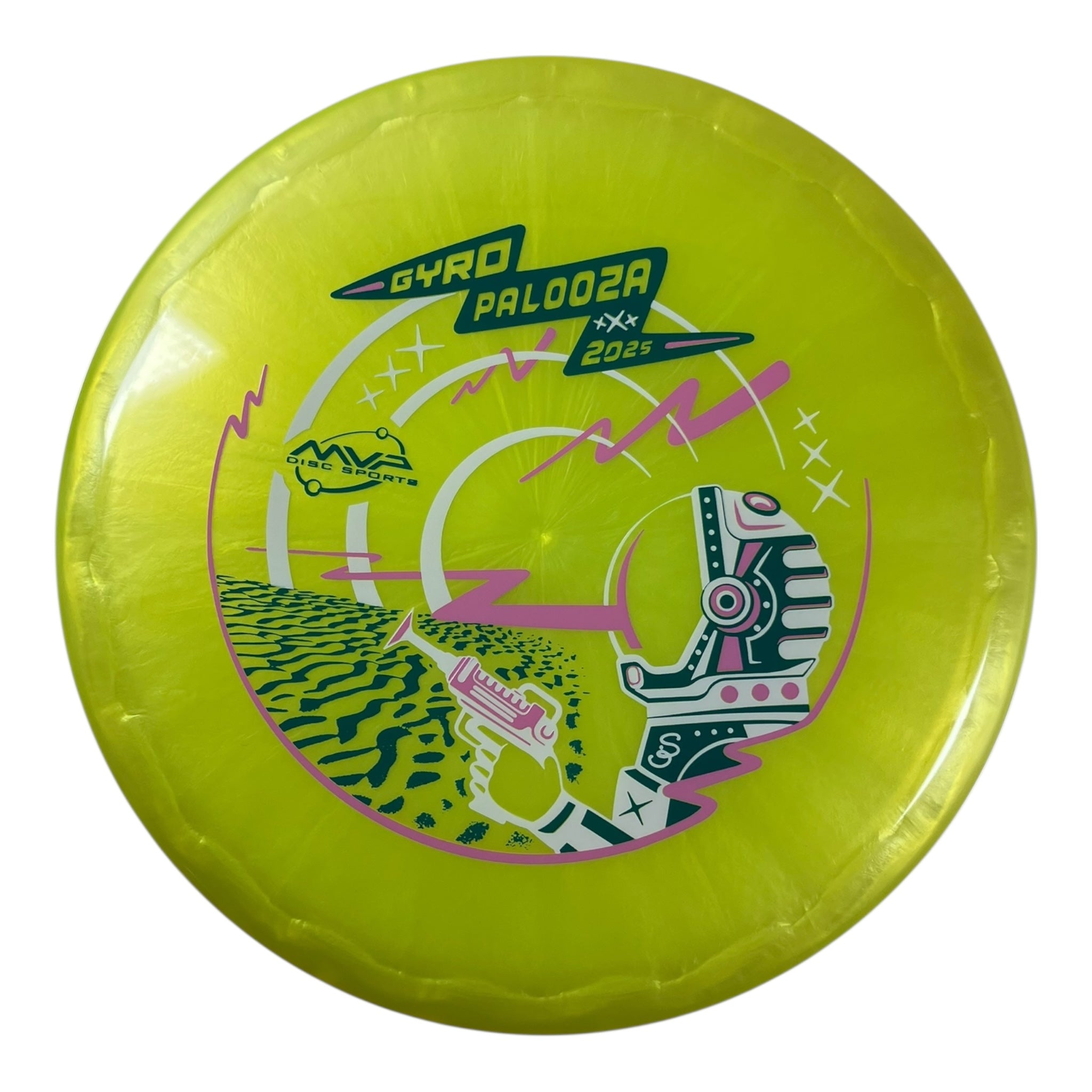Streamline Discs Echo | Plasma | Yellow/Pink/Teal 176g (Gyropalooza 2025) Disc Golf