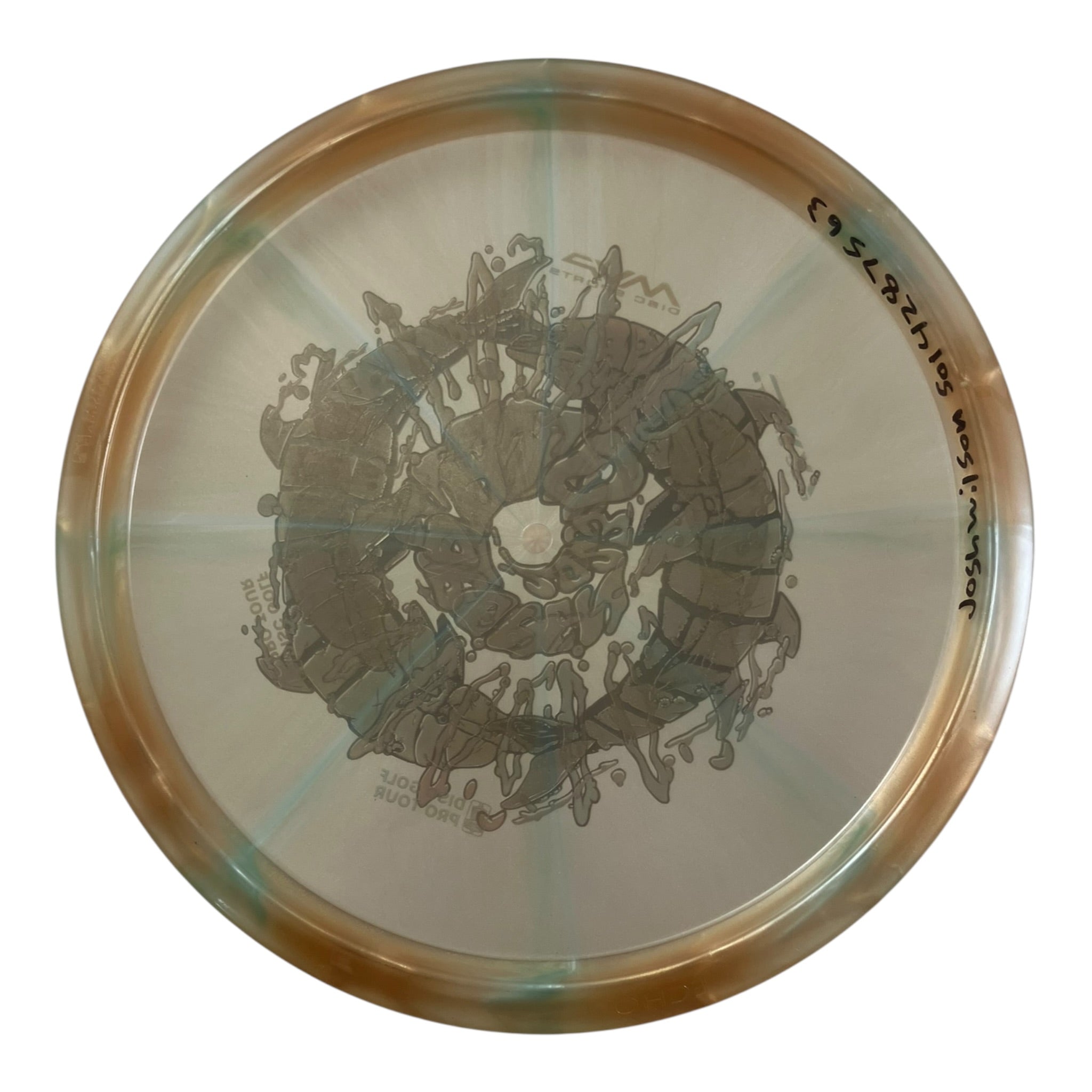 Streamline Discs Echo - Used Excellent | Proton Soft | White/Gold 175g (OTB Open 2023) Disc Golf