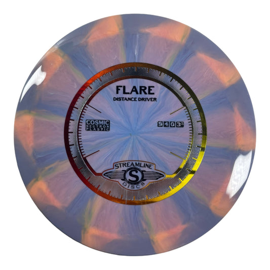 Streamline Discs Flare | Cosmic Neutron | Purple/Sunset 175g Disc Golf